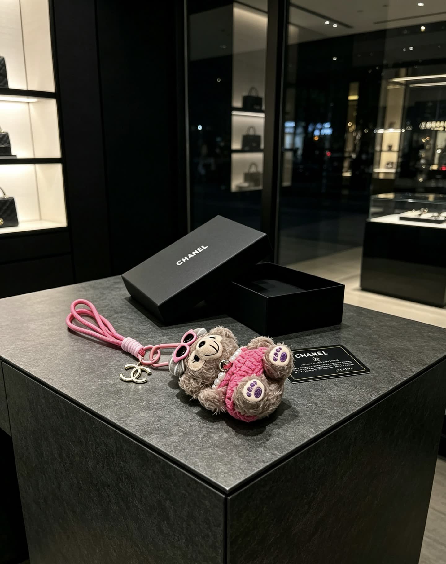 Chanel Bear Keychain