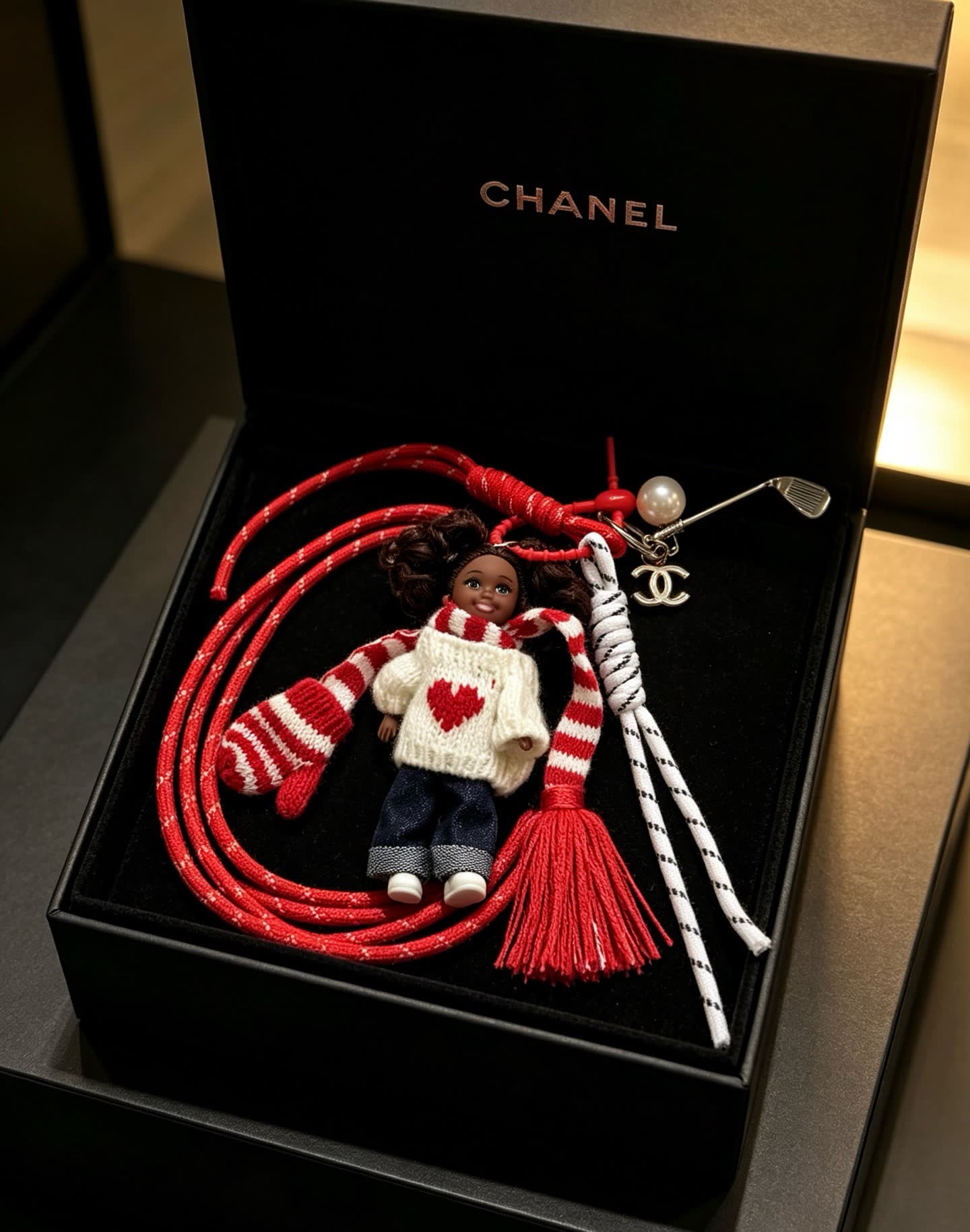 Chanel Holiday Keychain Chanel Holiday Keychain