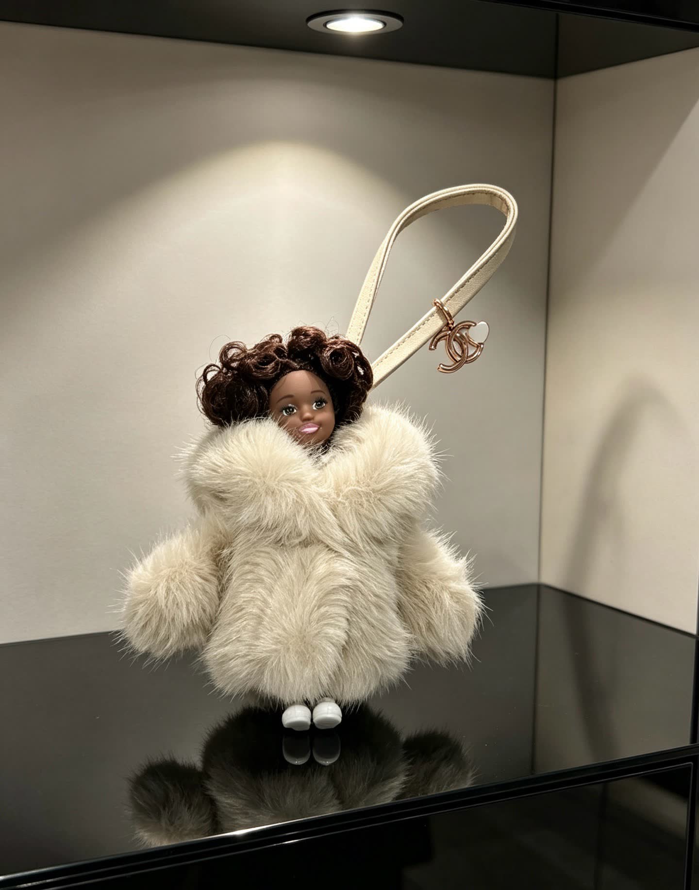 Chanel Fur Keychain Chanel Fur Keychain