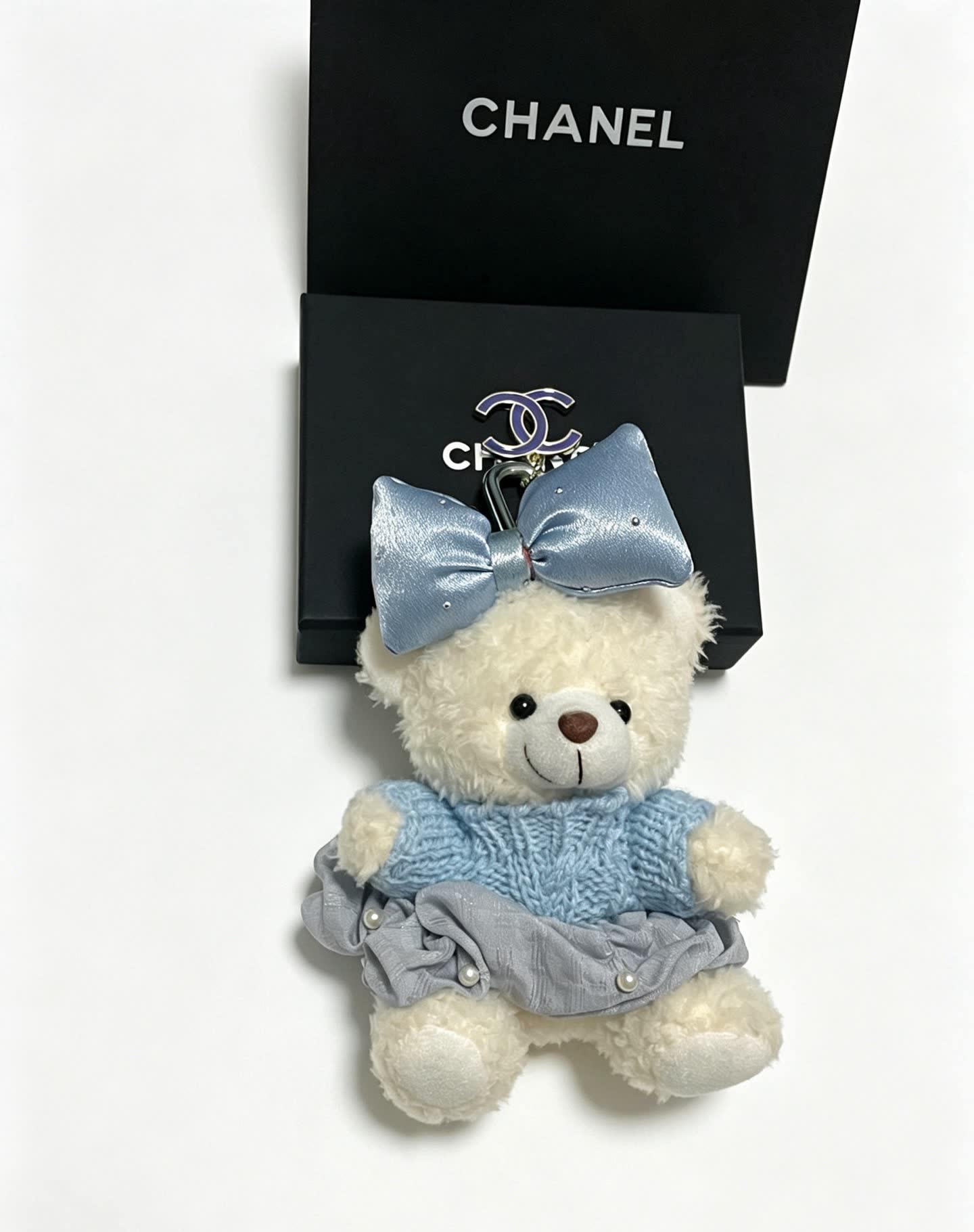 Chanel Teddy Bear Keychain