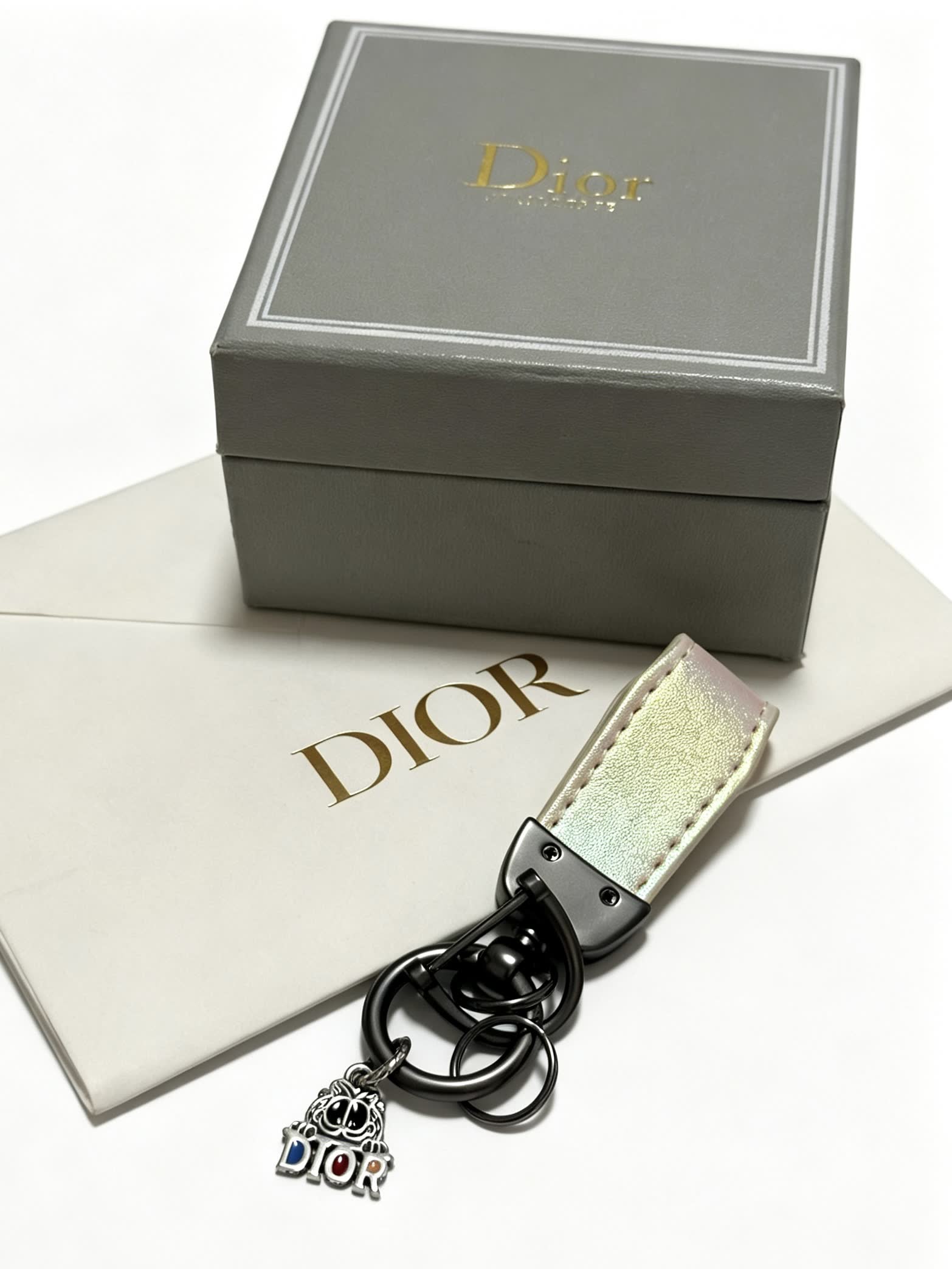 Dior Keychain with Logo Charm