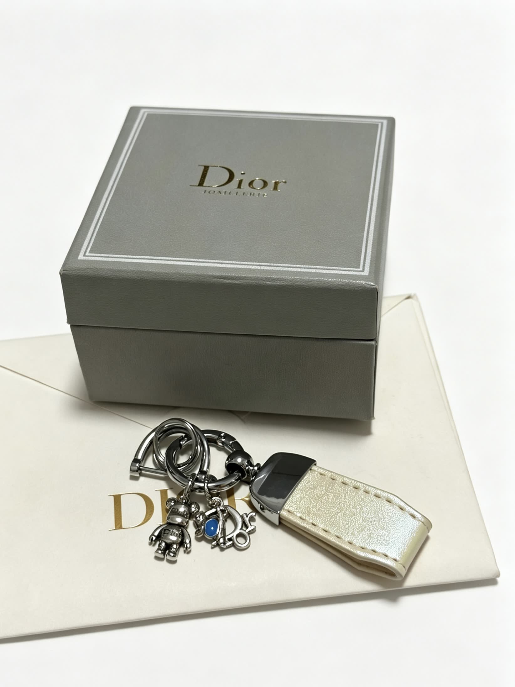 Dior Keychain with Charm
