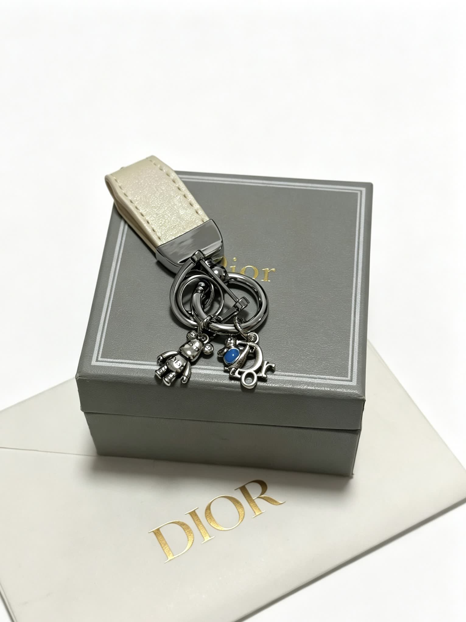 Dior Keychain with Charm