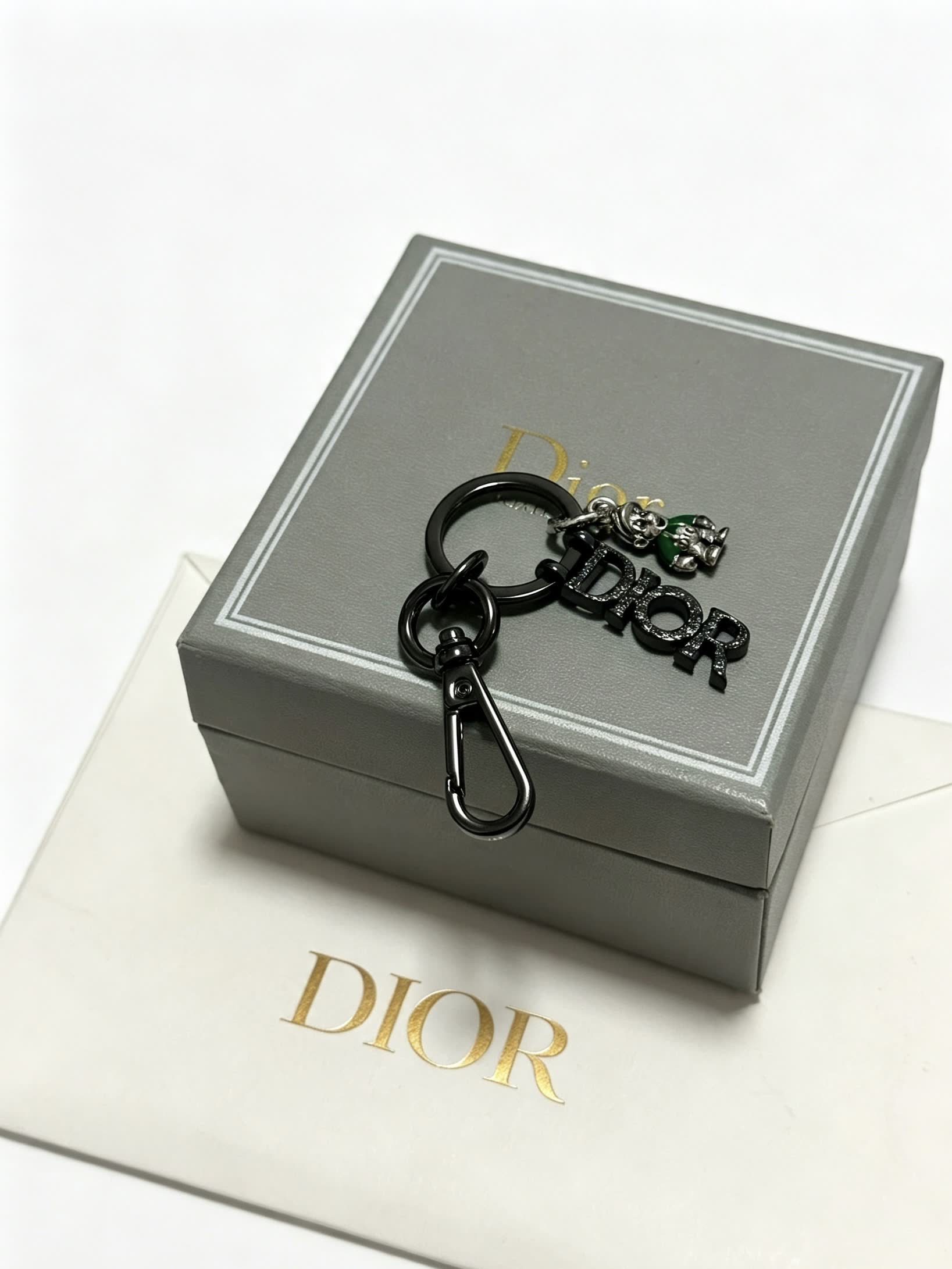 Dior Keychain with Charm