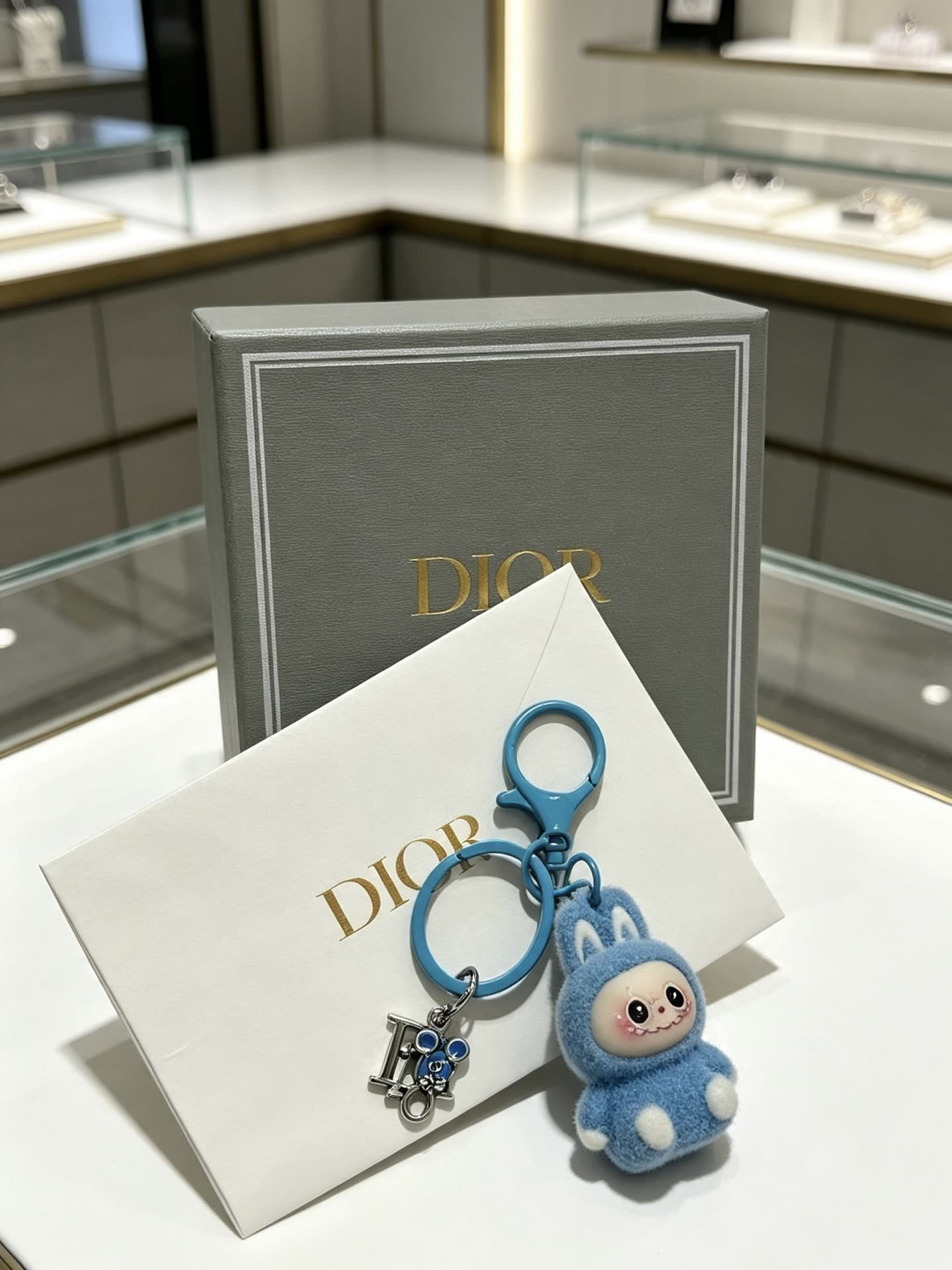 Dior Totoro Keychain