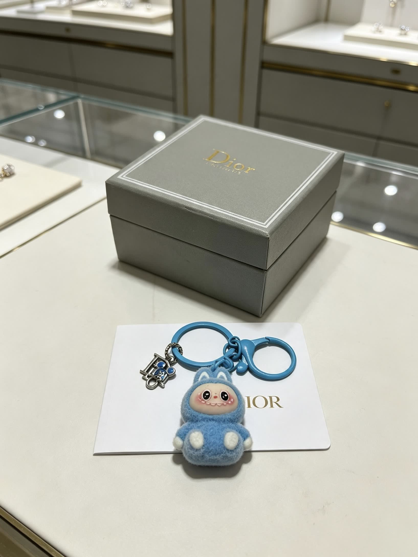 Dior Totoro Keychain