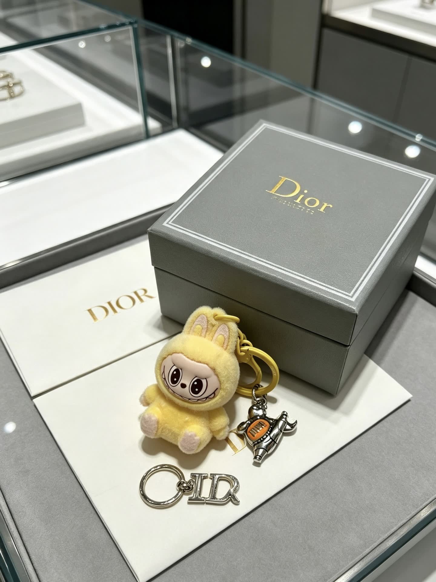 Dior Miffy Keychain
