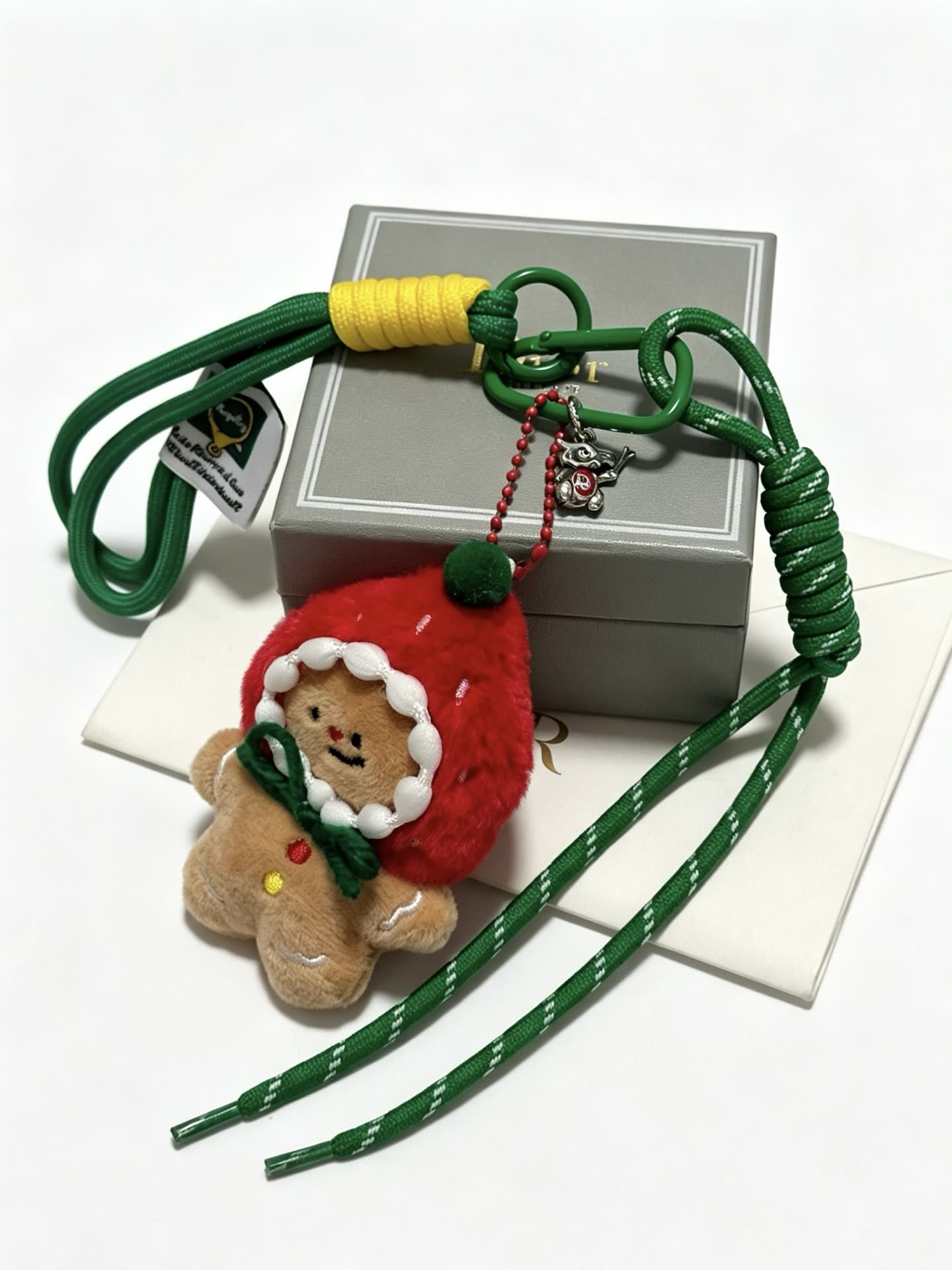 Dior Christmas Gingerbread Man Keychain
