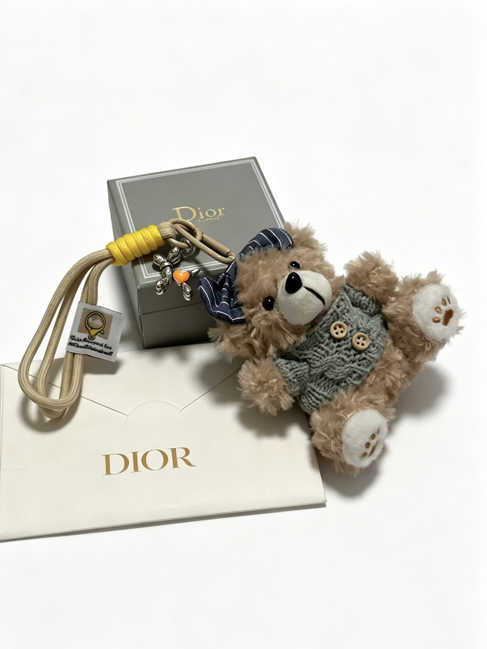 Dior Teddy Bear Keychain