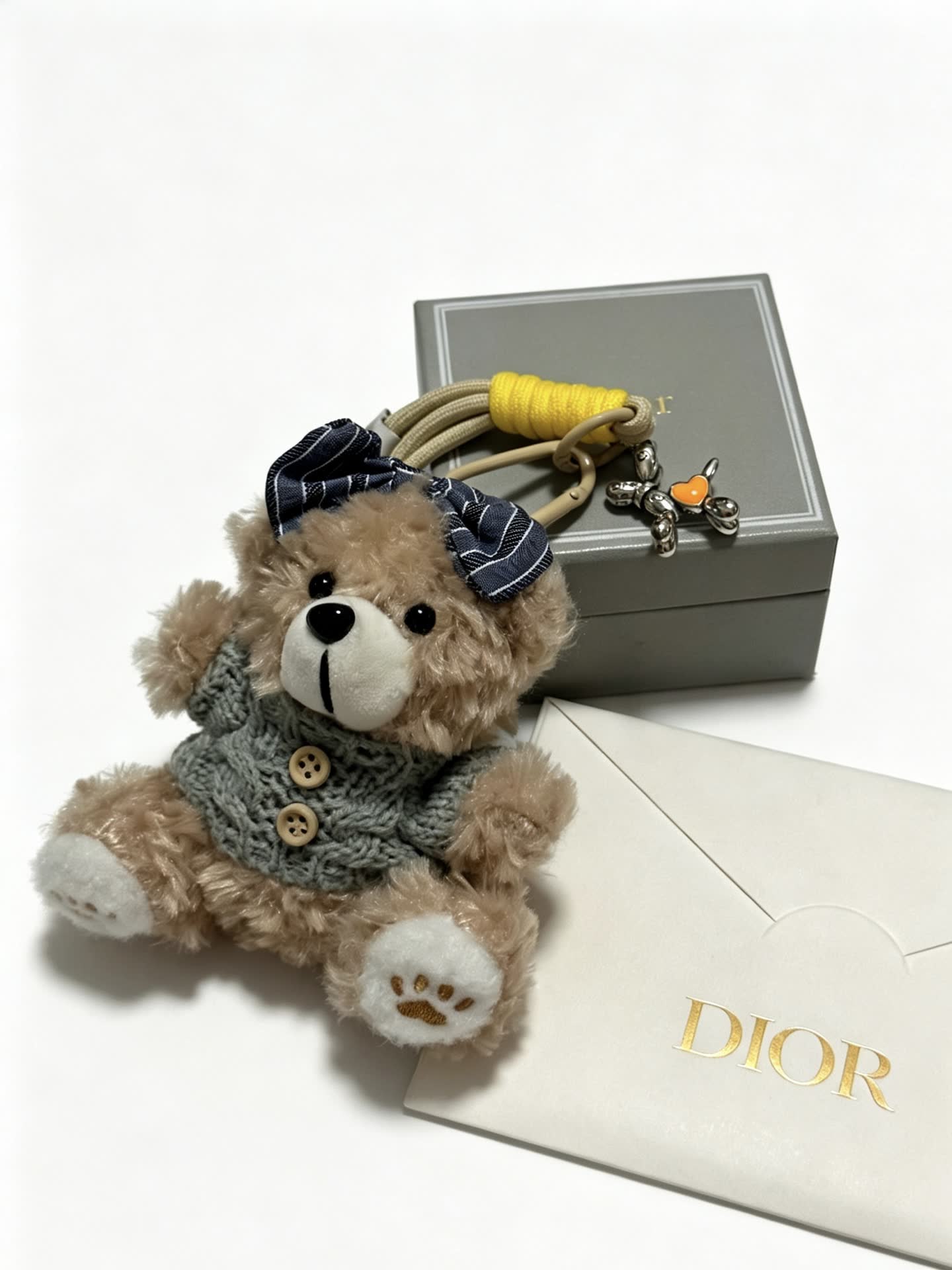 Dior Teddy Bear Keychain