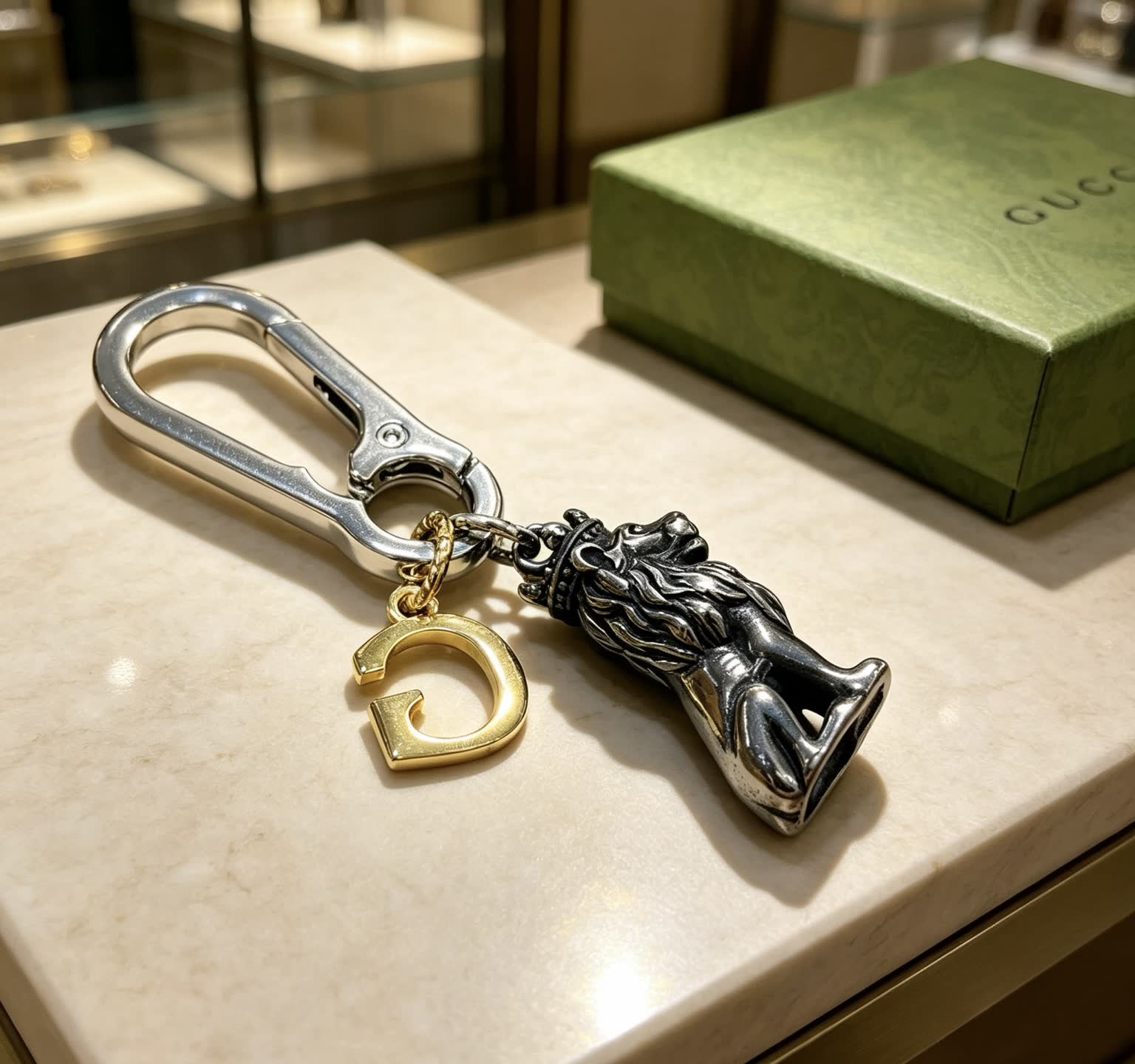 Gucci Lion Keychain