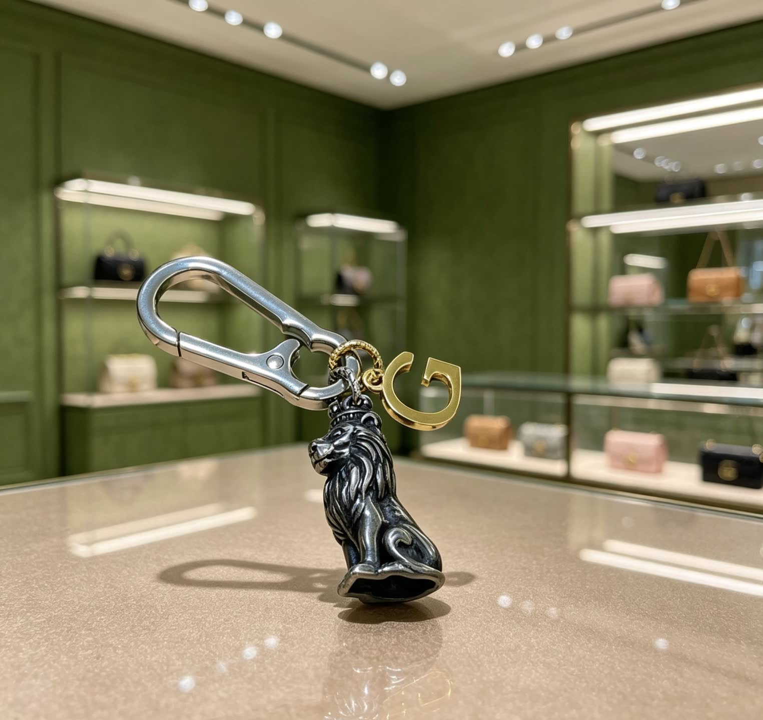 Gucci Lion Keychain