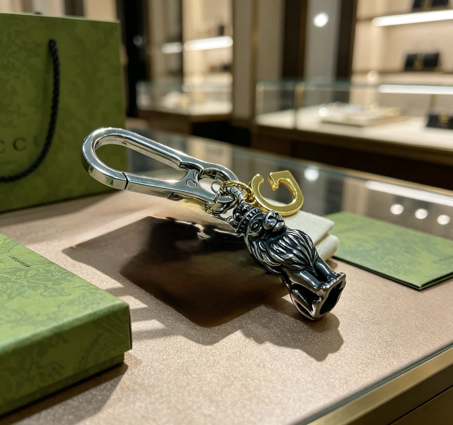 Gucci Lion Keychain
