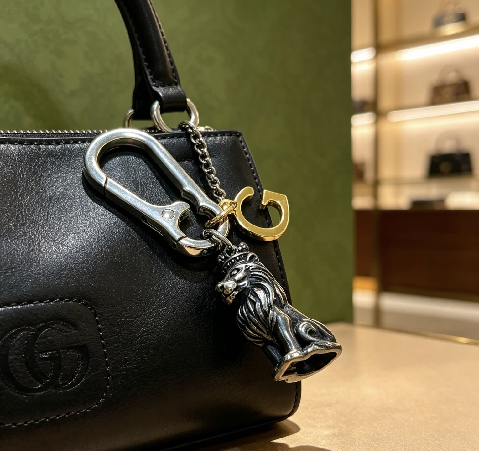 Gucci Lion Keychain