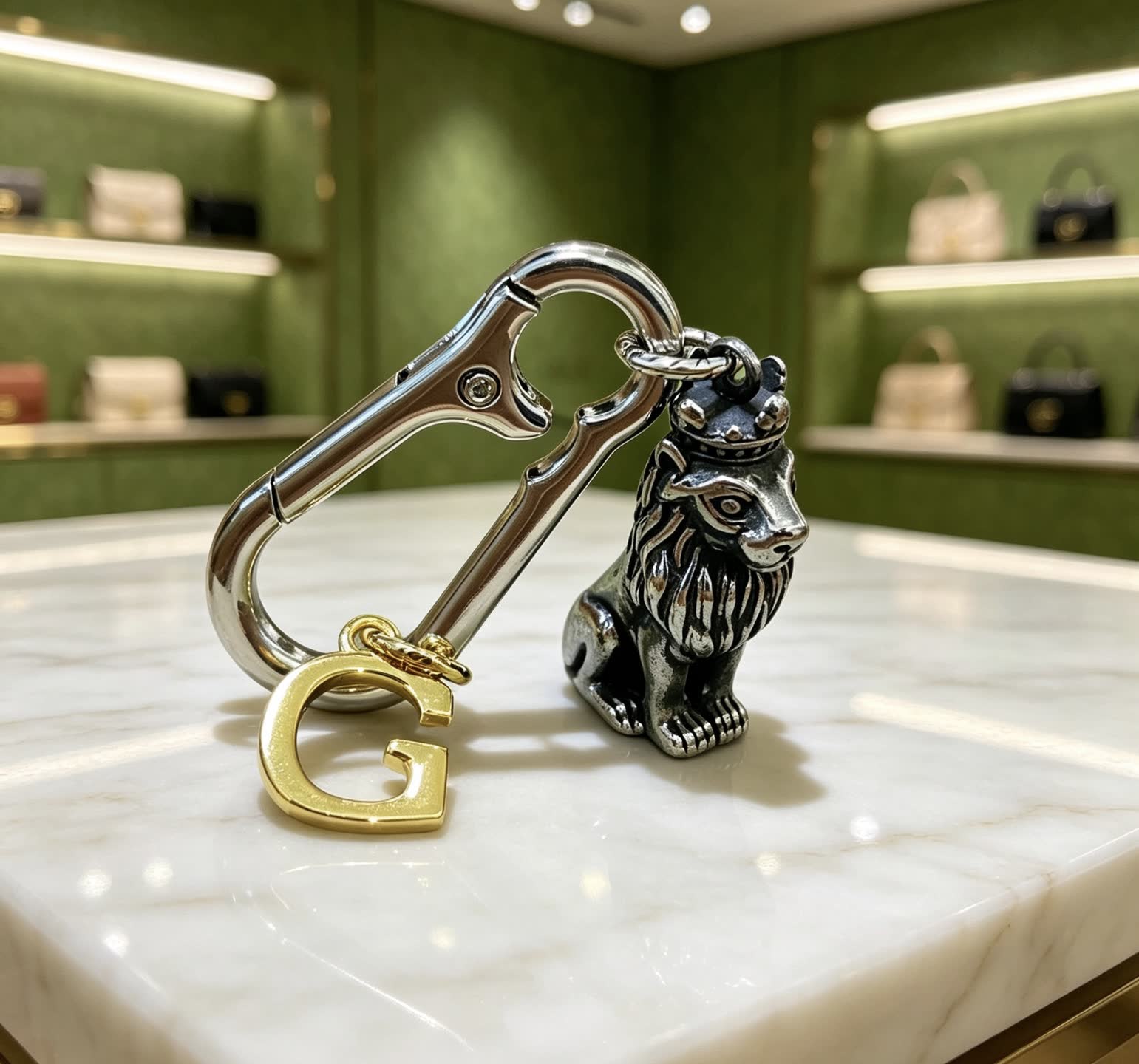 Gucci Lion Keychain
