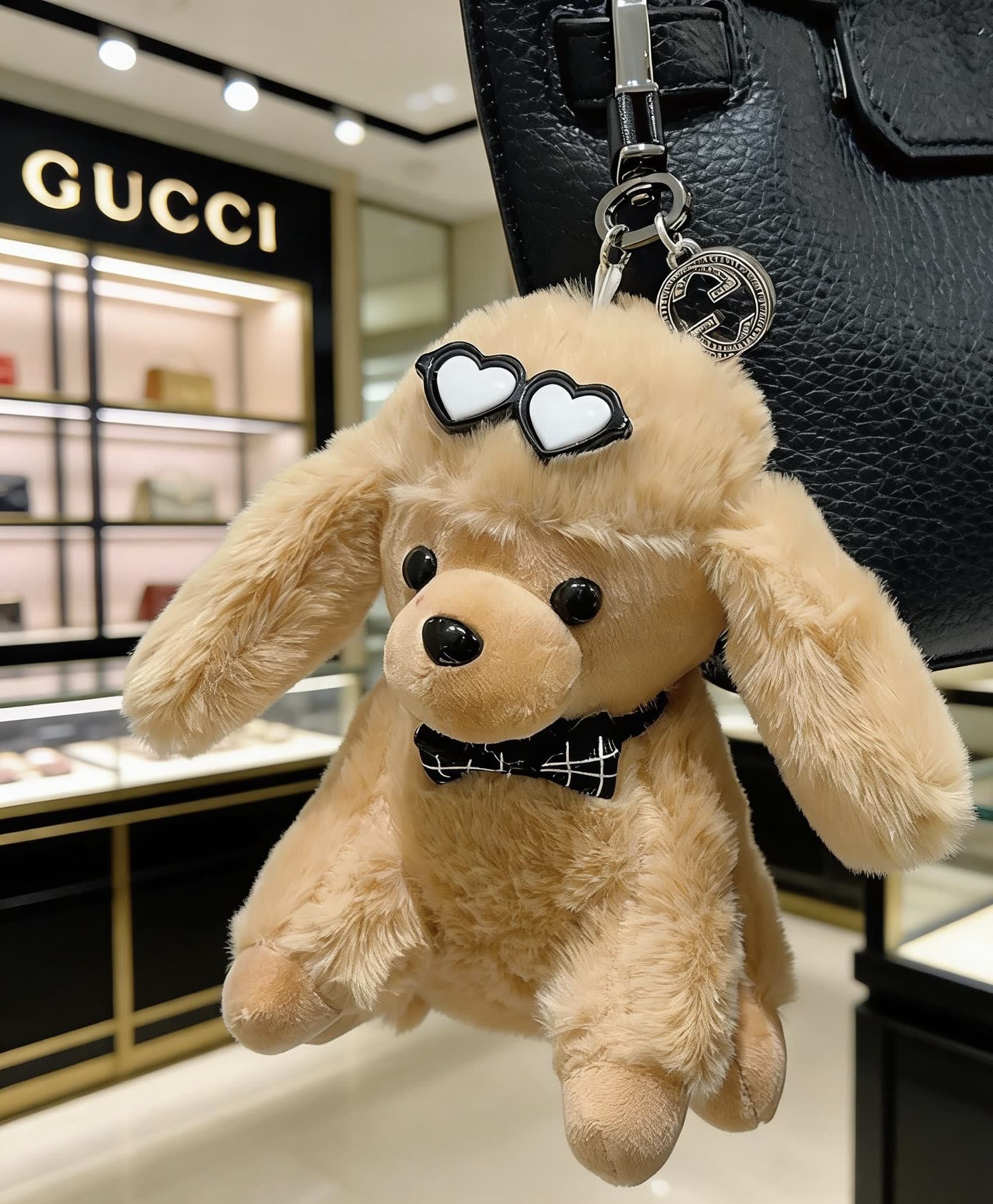 Gucci Dog Keychain