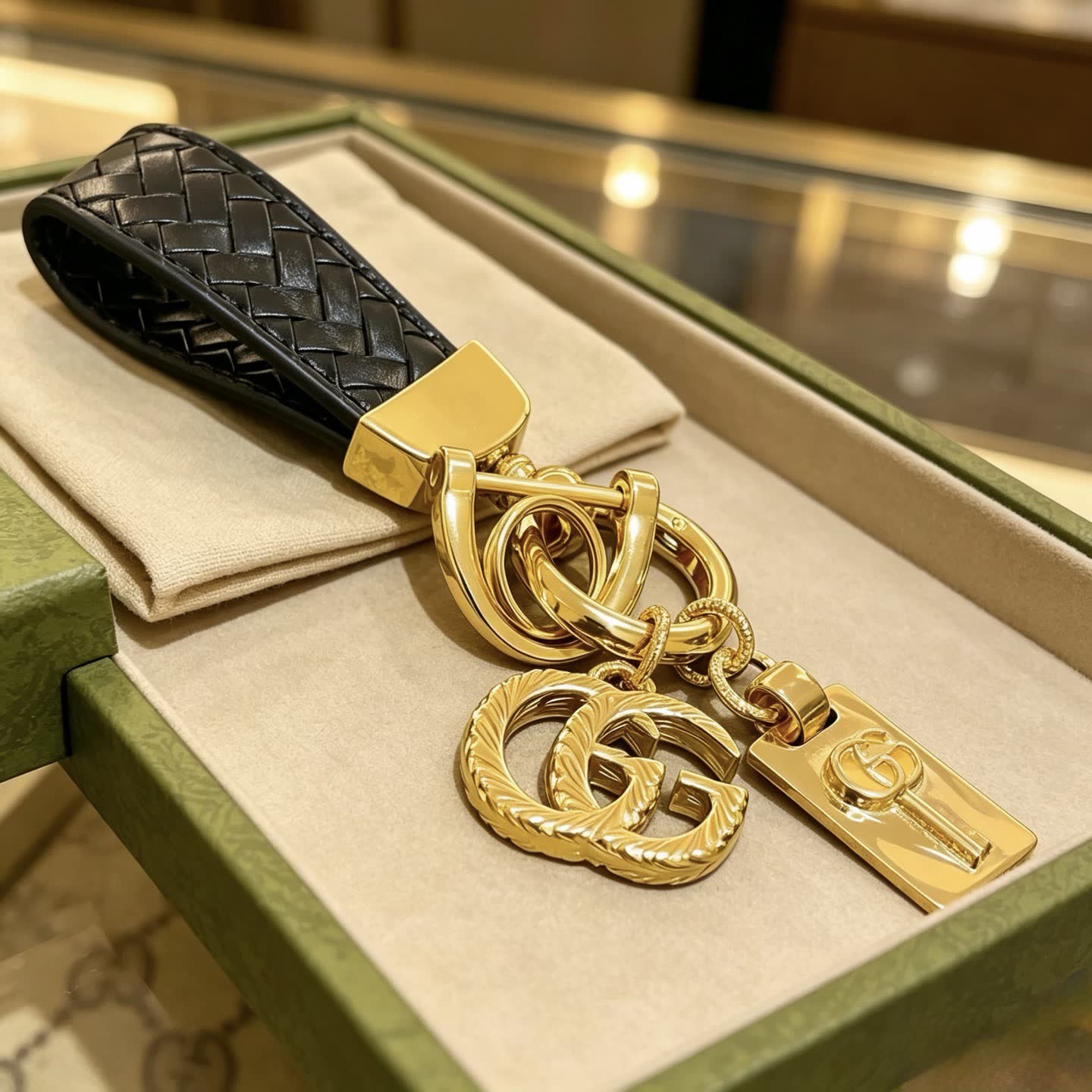 Gucci GG Marmont Keychain