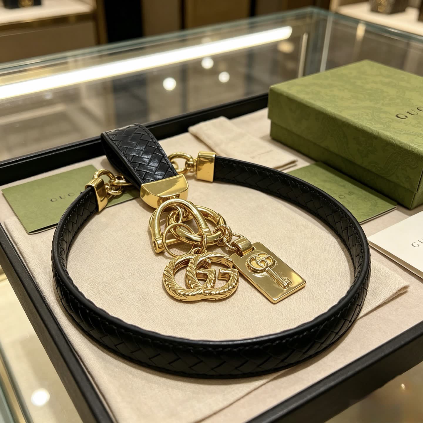 Gucci GG Marmont Keychain