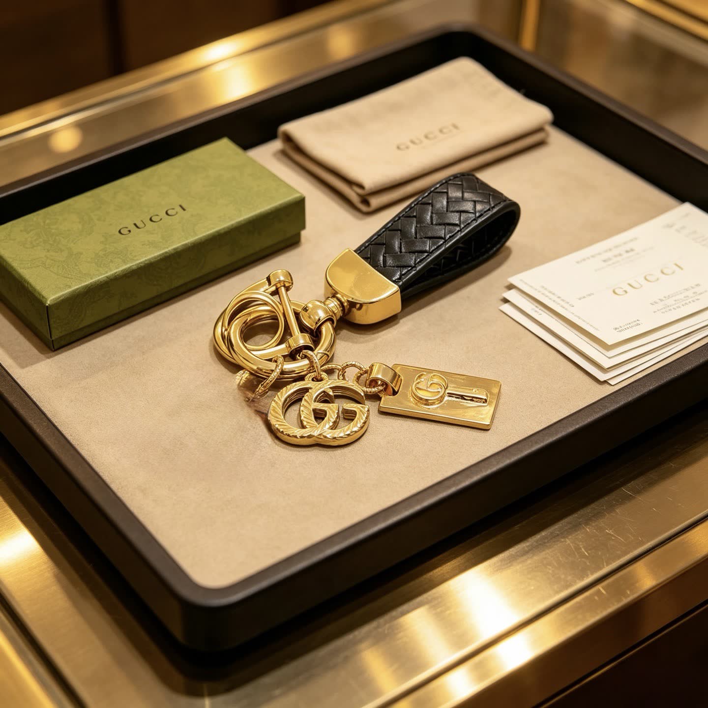 Gucci GG Marmont Keychain
