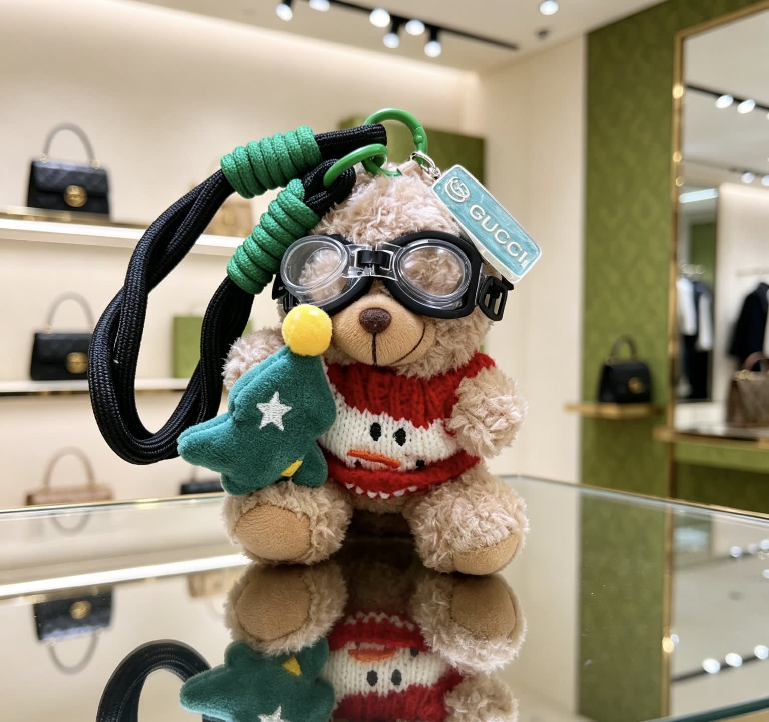 Gucci Bear Keychain