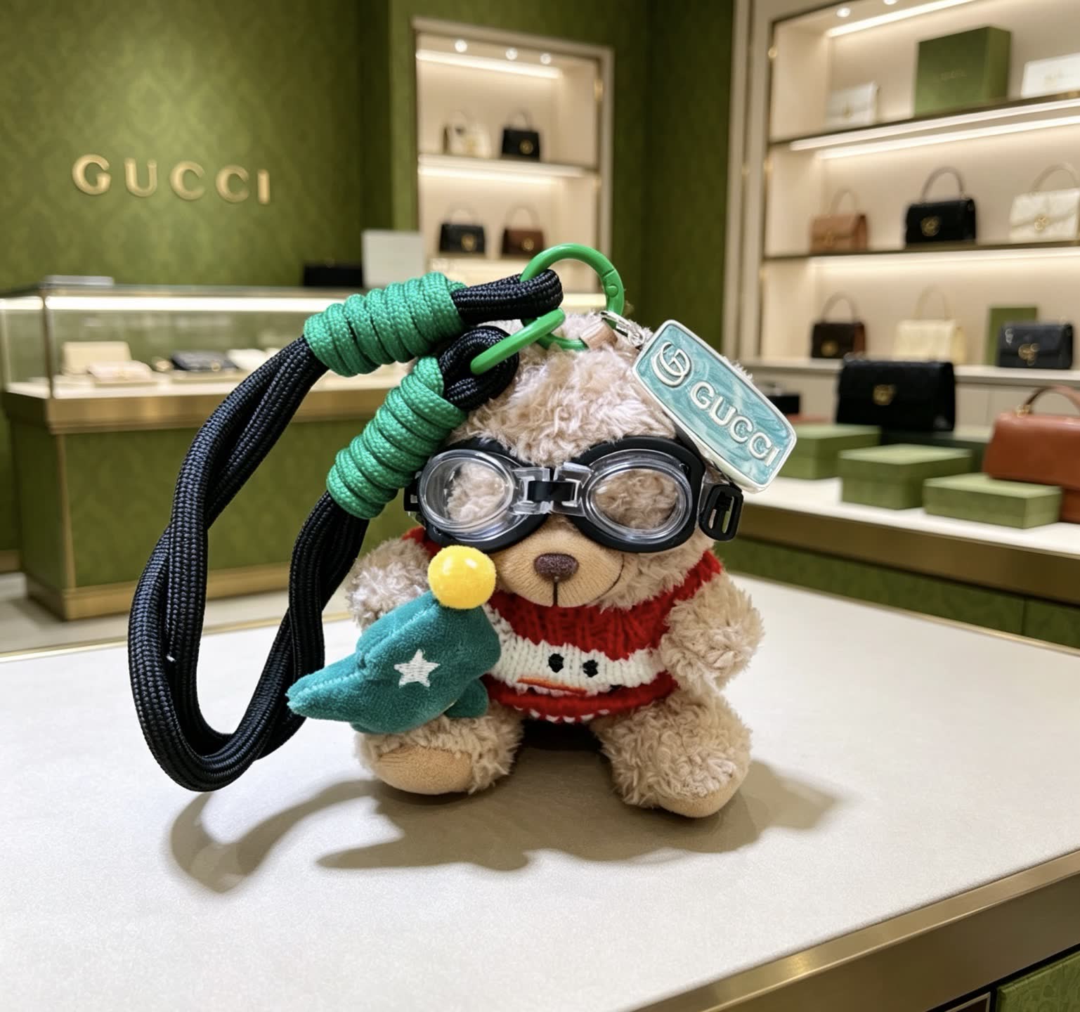 Gucci Bear Keychain