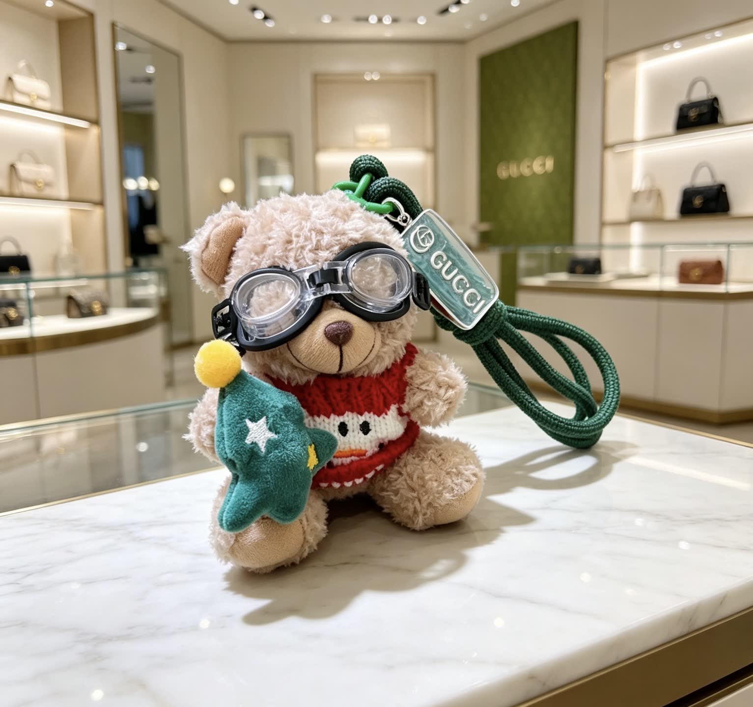 Gucci Bear Keychain