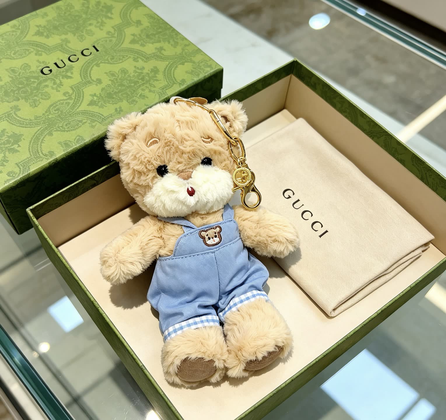 Gucci Teddy Bear Keychain
