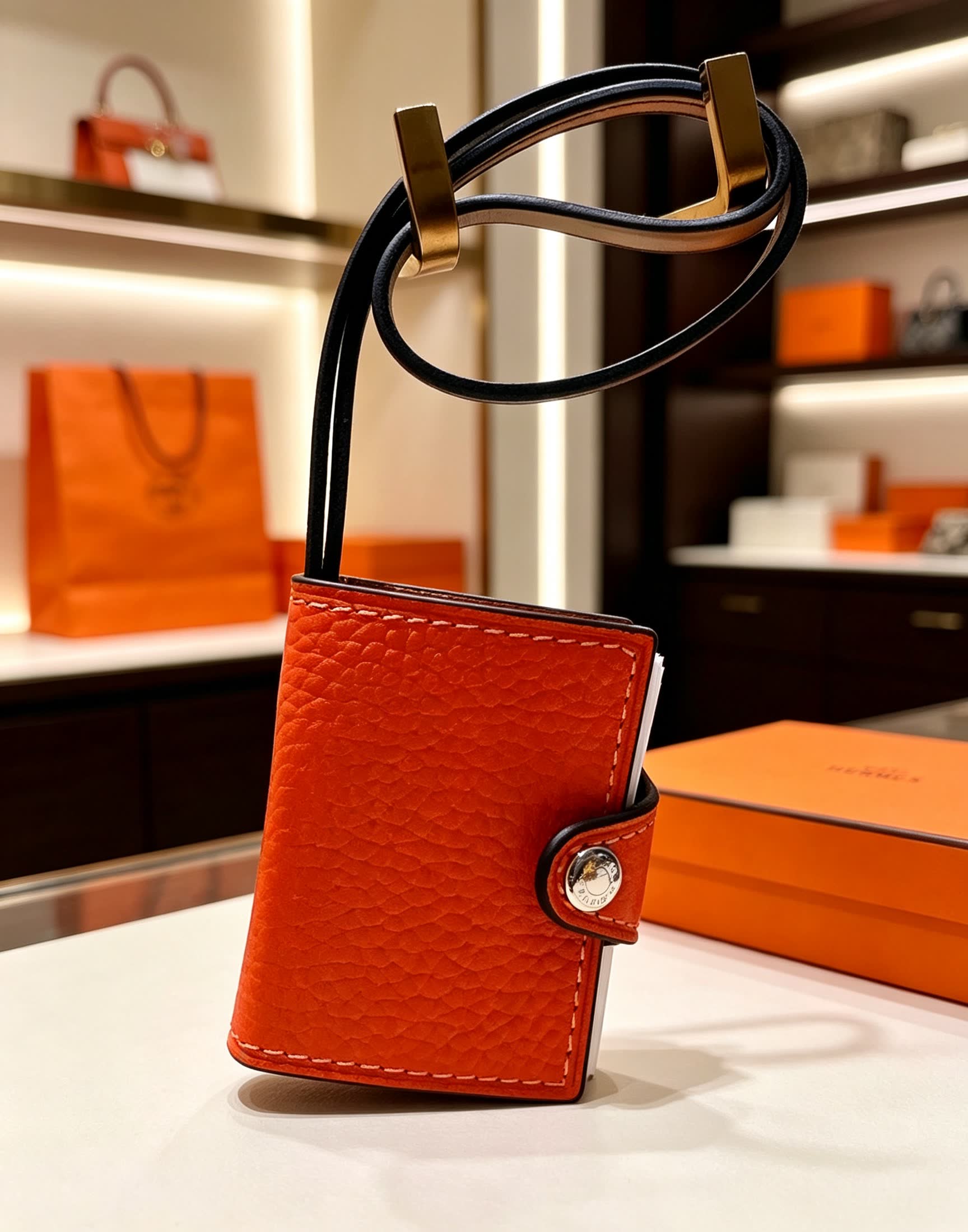 Hermes Cardholder Keychain