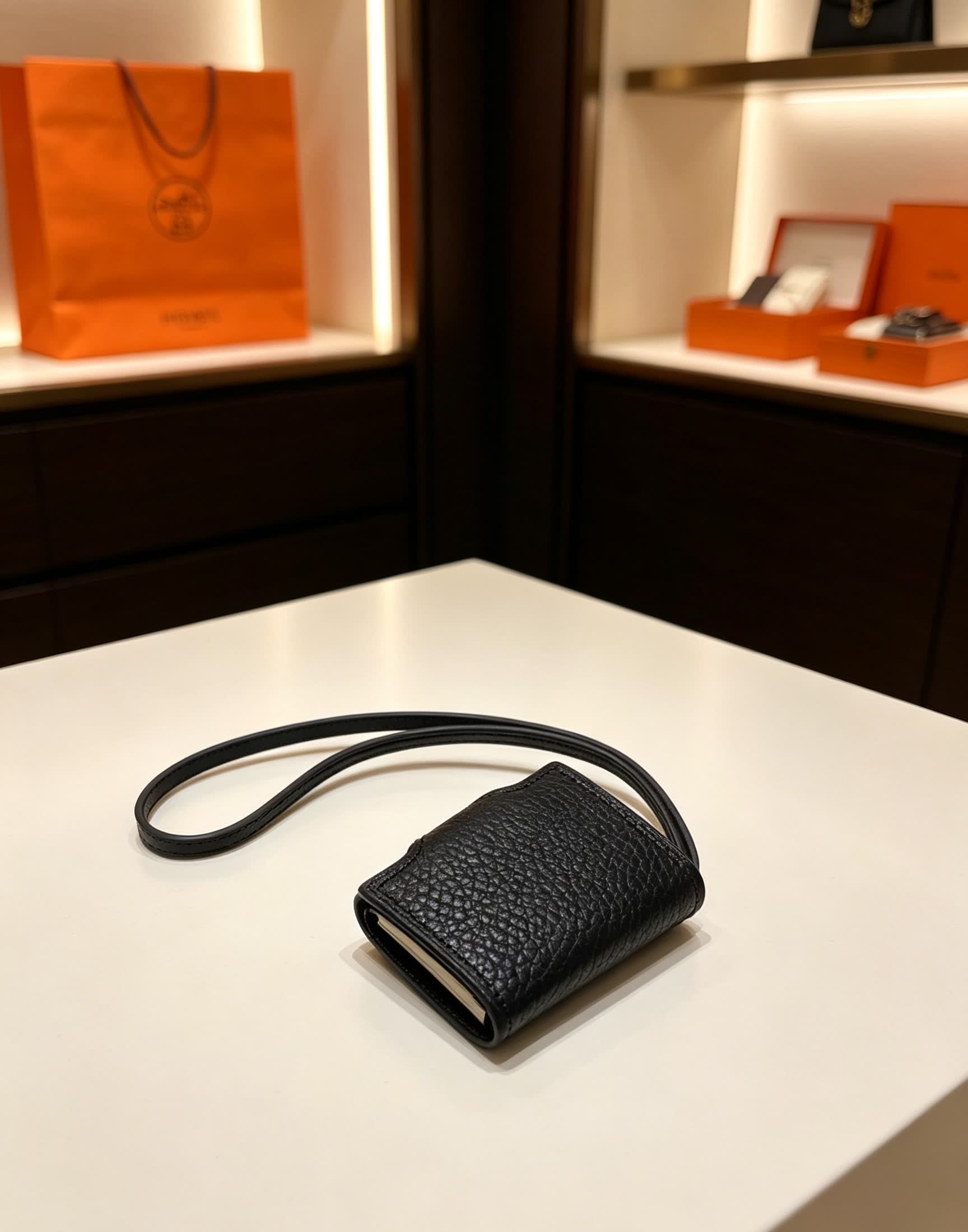 Hermès Cardholder with Strap
