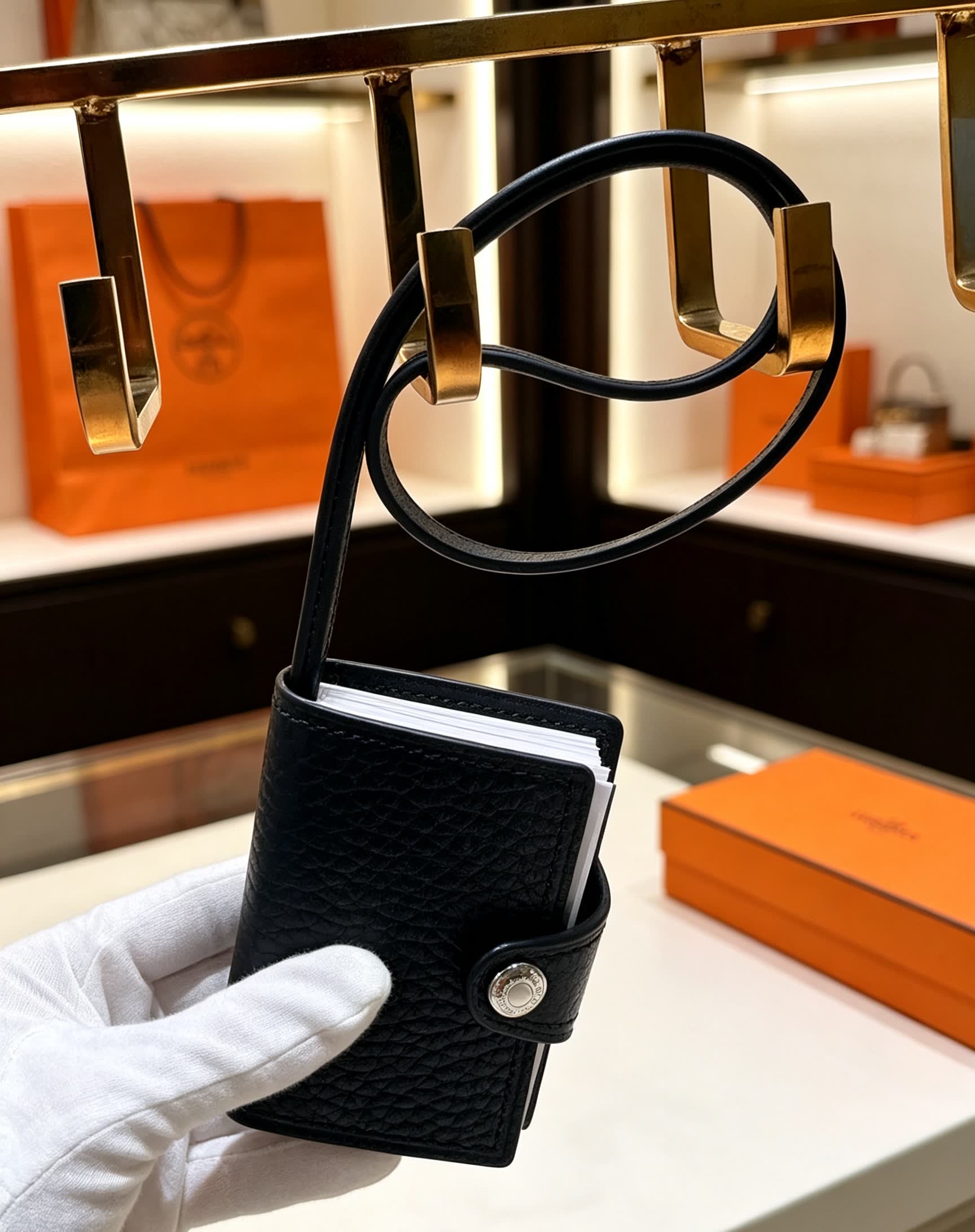 Hermès Cardholder with Strap