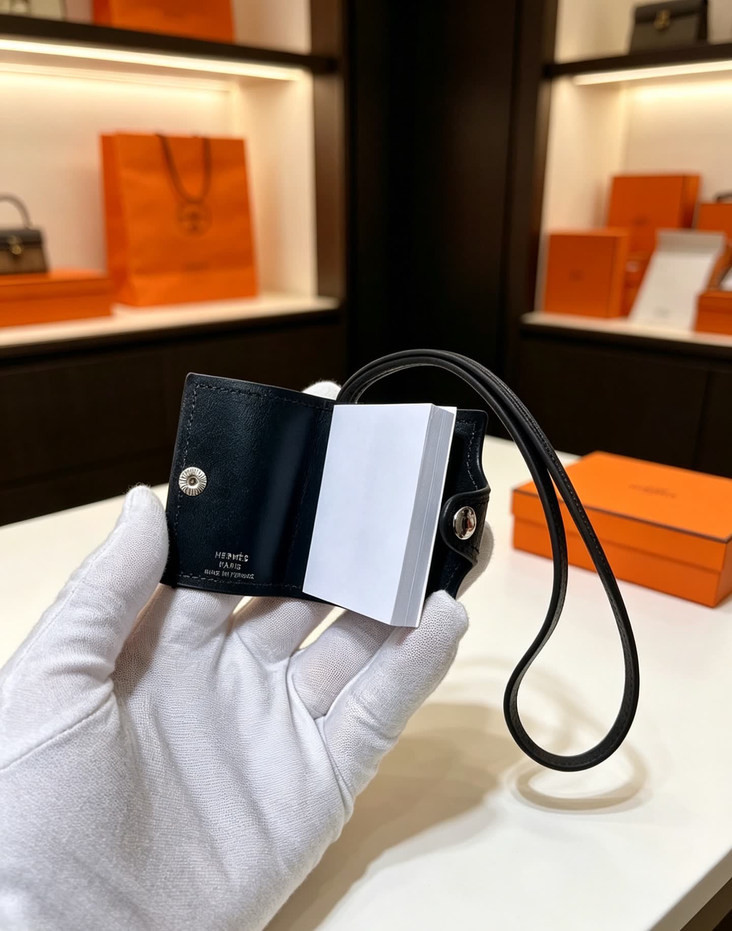 Hermès Cardholder with Strap