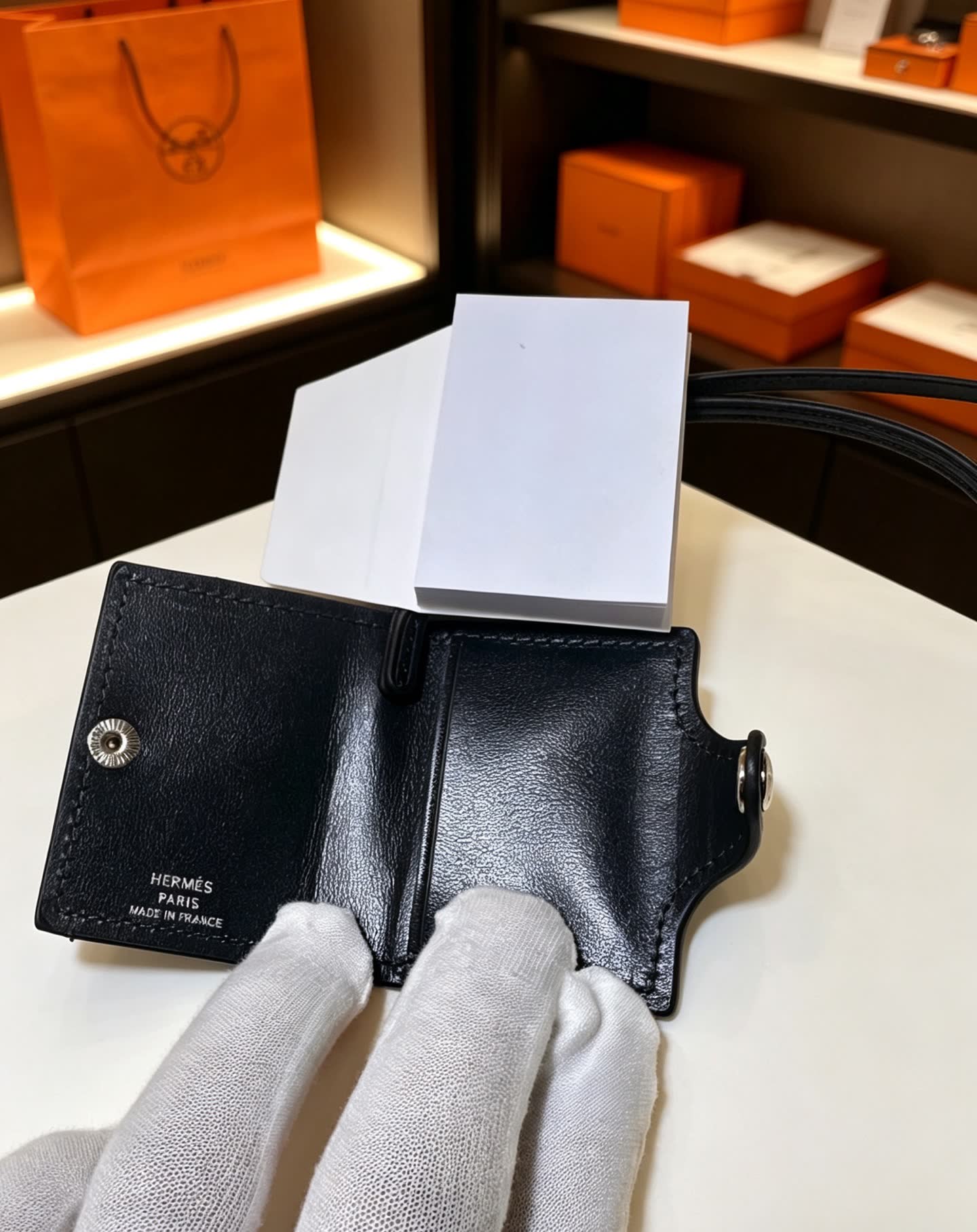 Hermès Cardholder with Strap