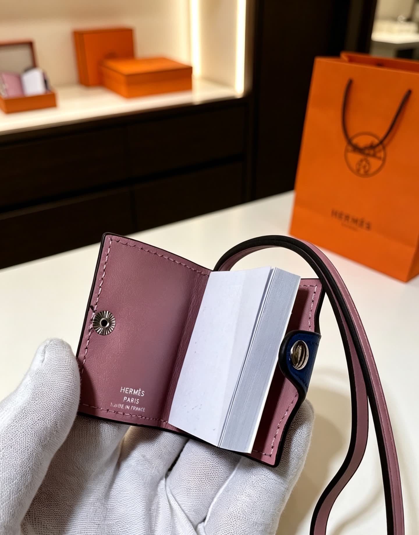 Hermes Cardholder with Strap