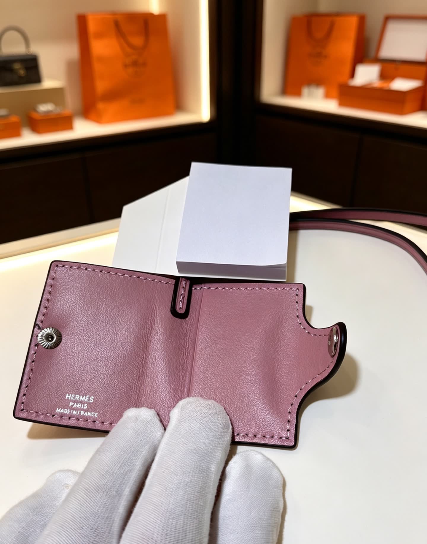 Hermes Cardholder with Strap
