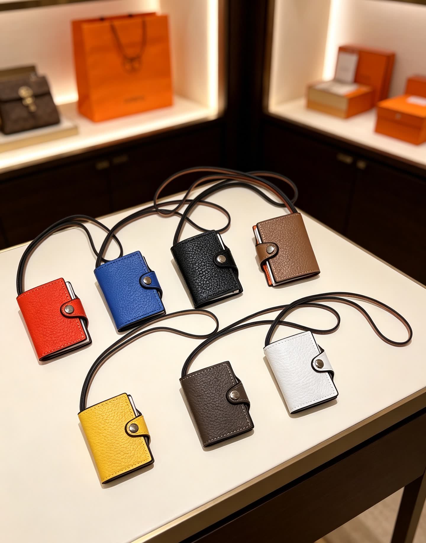 Hermes Cardholder with Strap