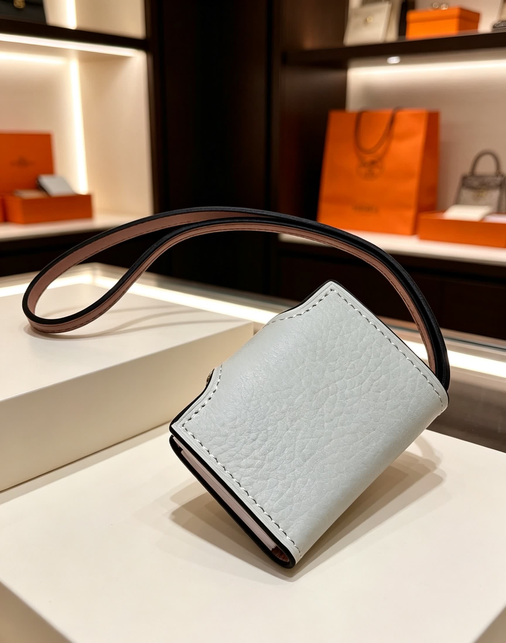 Hermes Cardholder with Strap