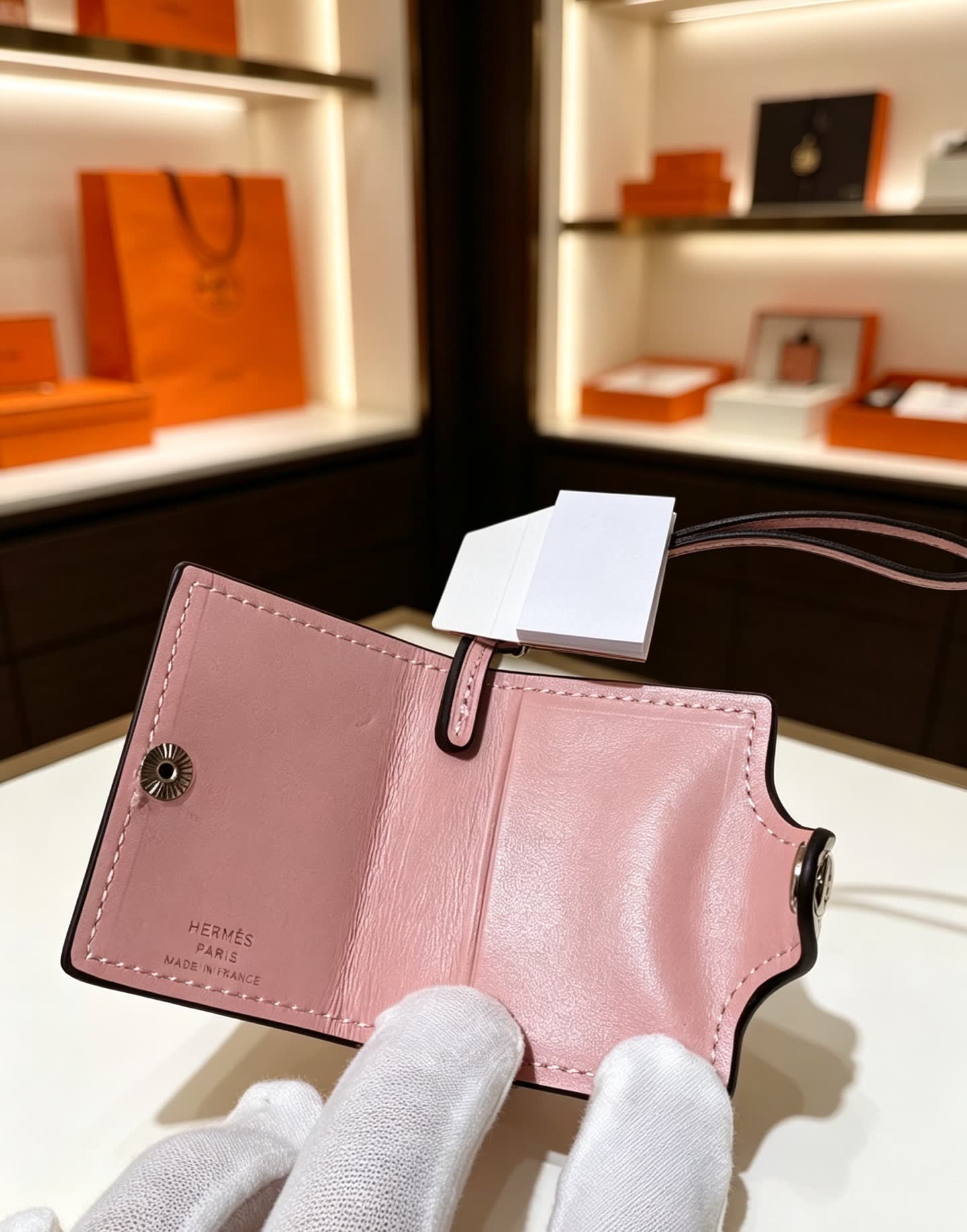 Hermes Cardholder with Strap