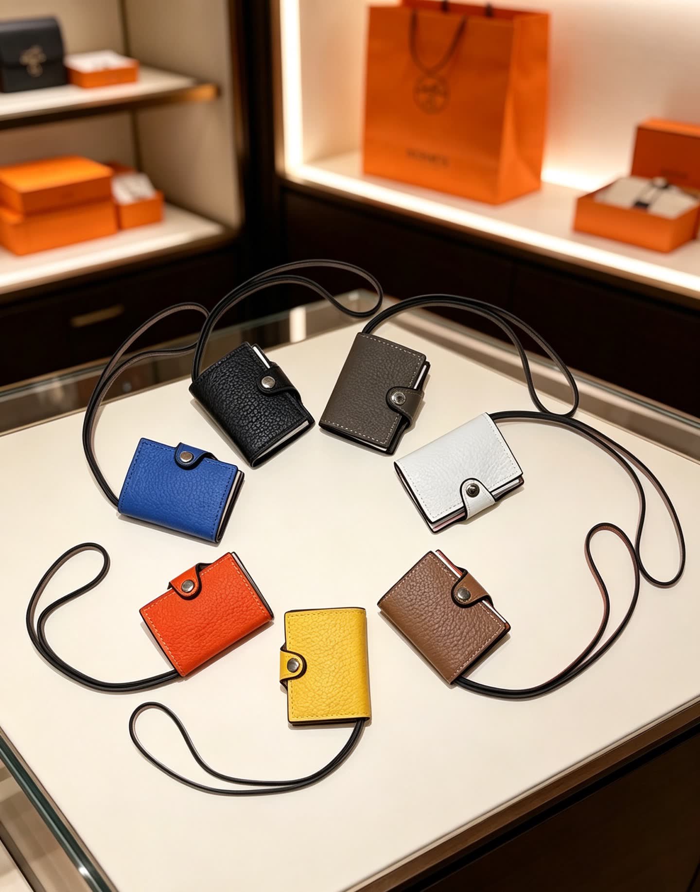Hermes Cardholder with Strap