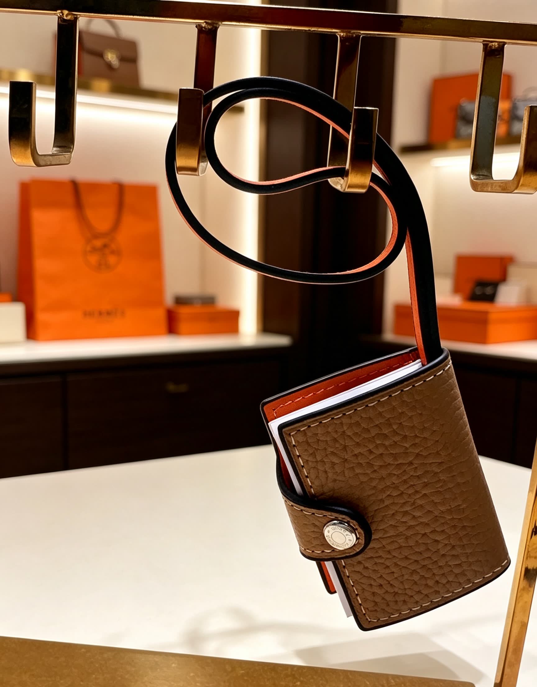Hermes Cardholder with Strap
