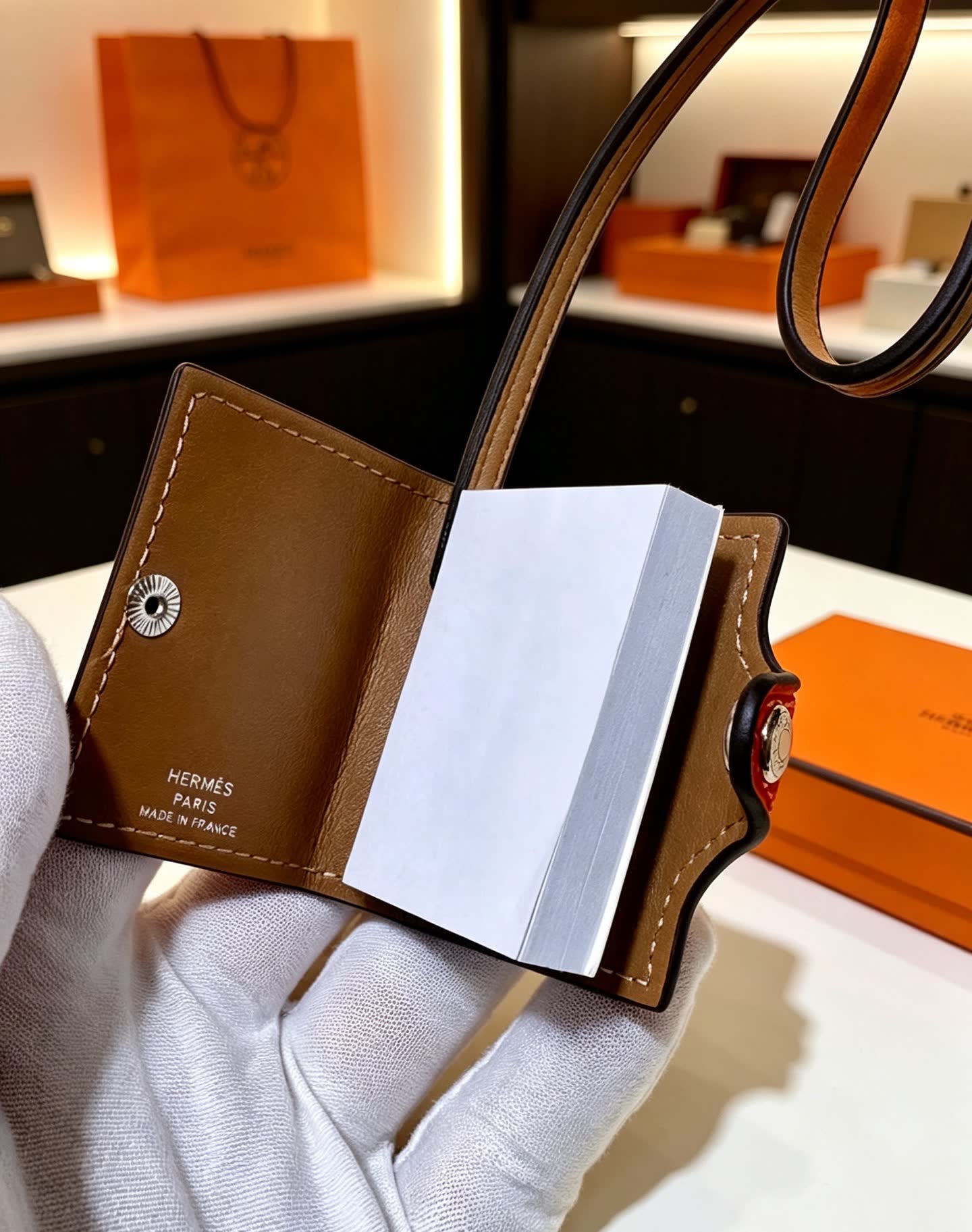 Hermes Cardholder with Strap