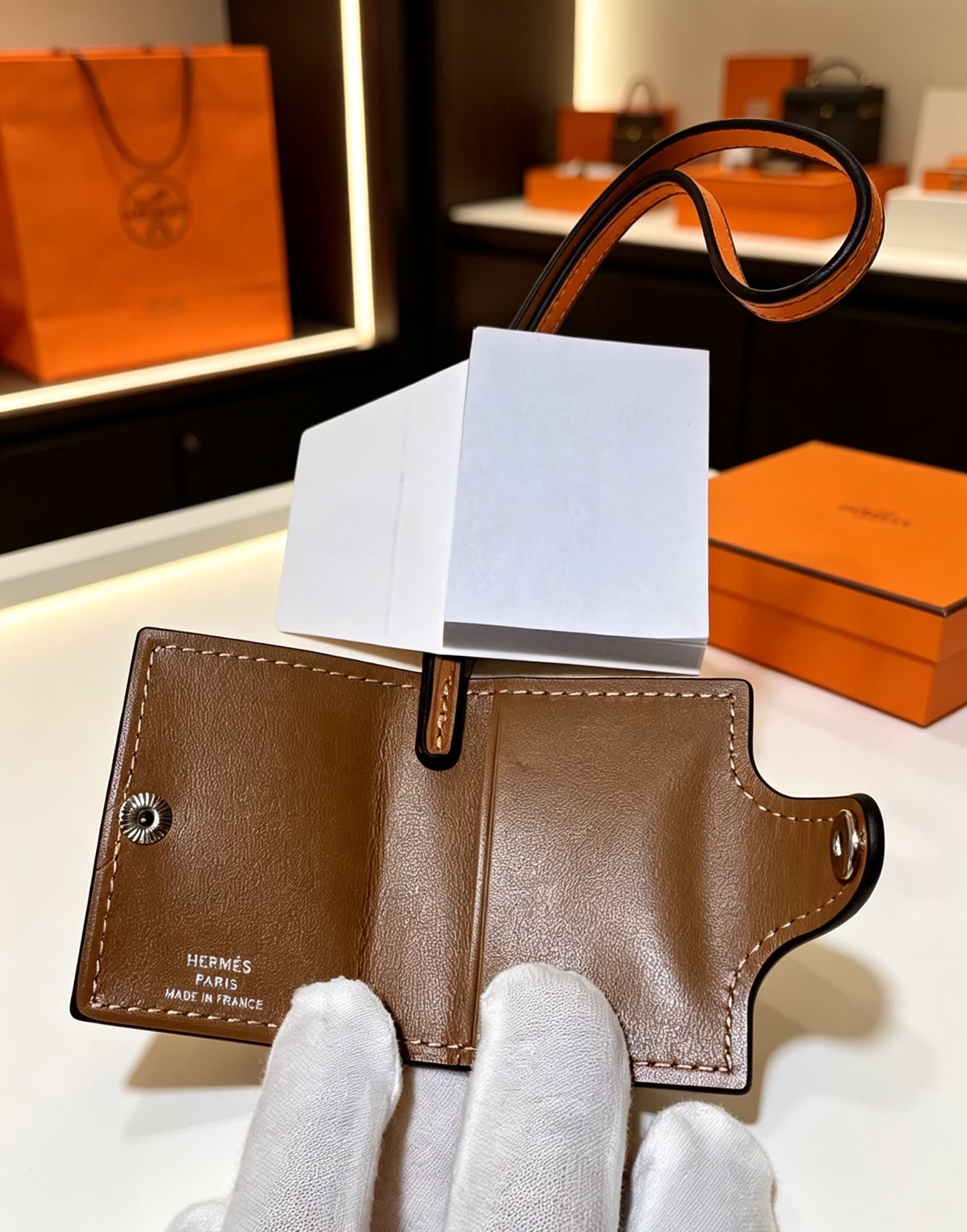 Hermes Cardholder with Strap