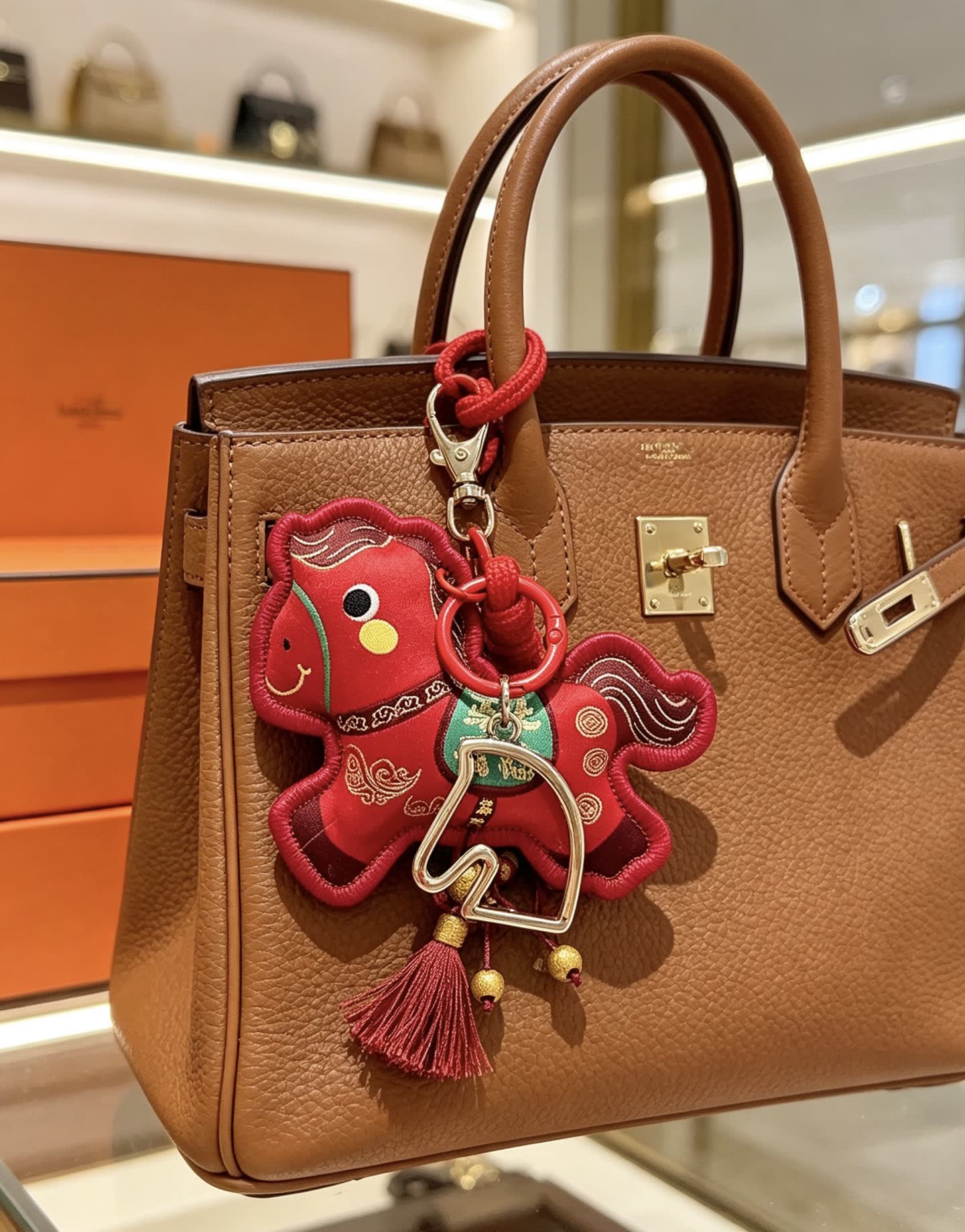 Hermes Paris Keychain
