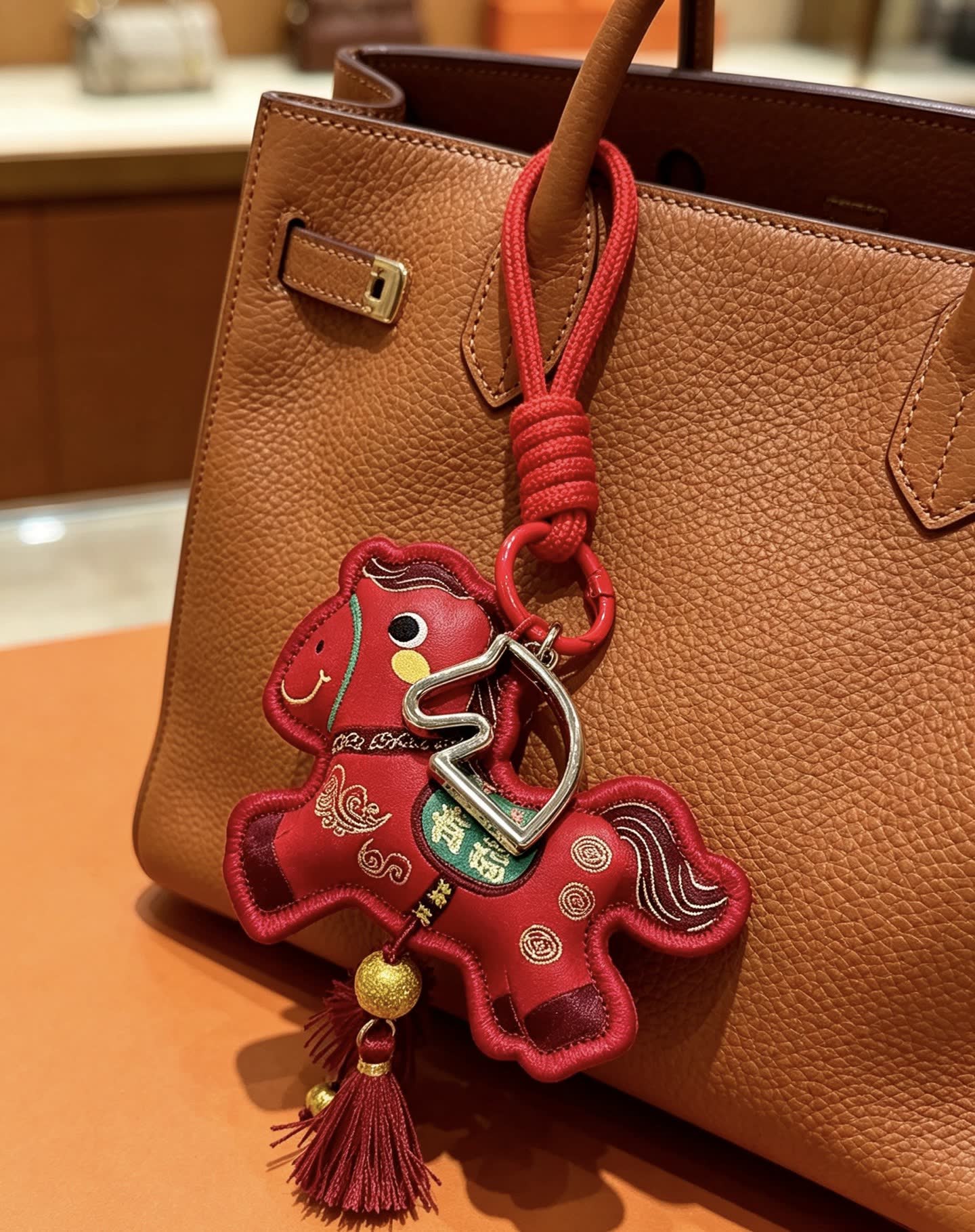 Hermes Horse Charm Keychain Hermes Horse Charm Keychain