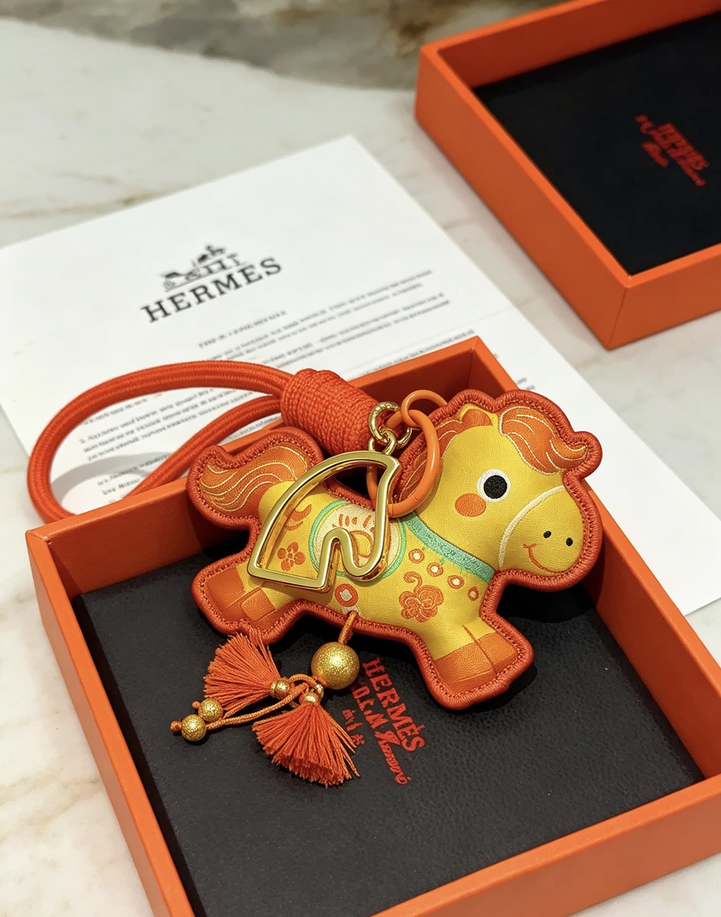 Hermes Horse-shaped Keychain