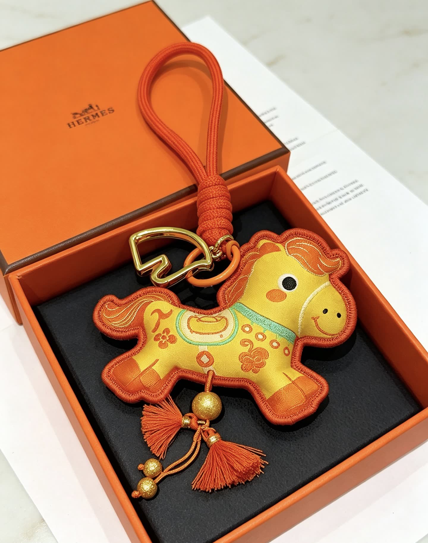 Hermes Horse-shaped Keychain