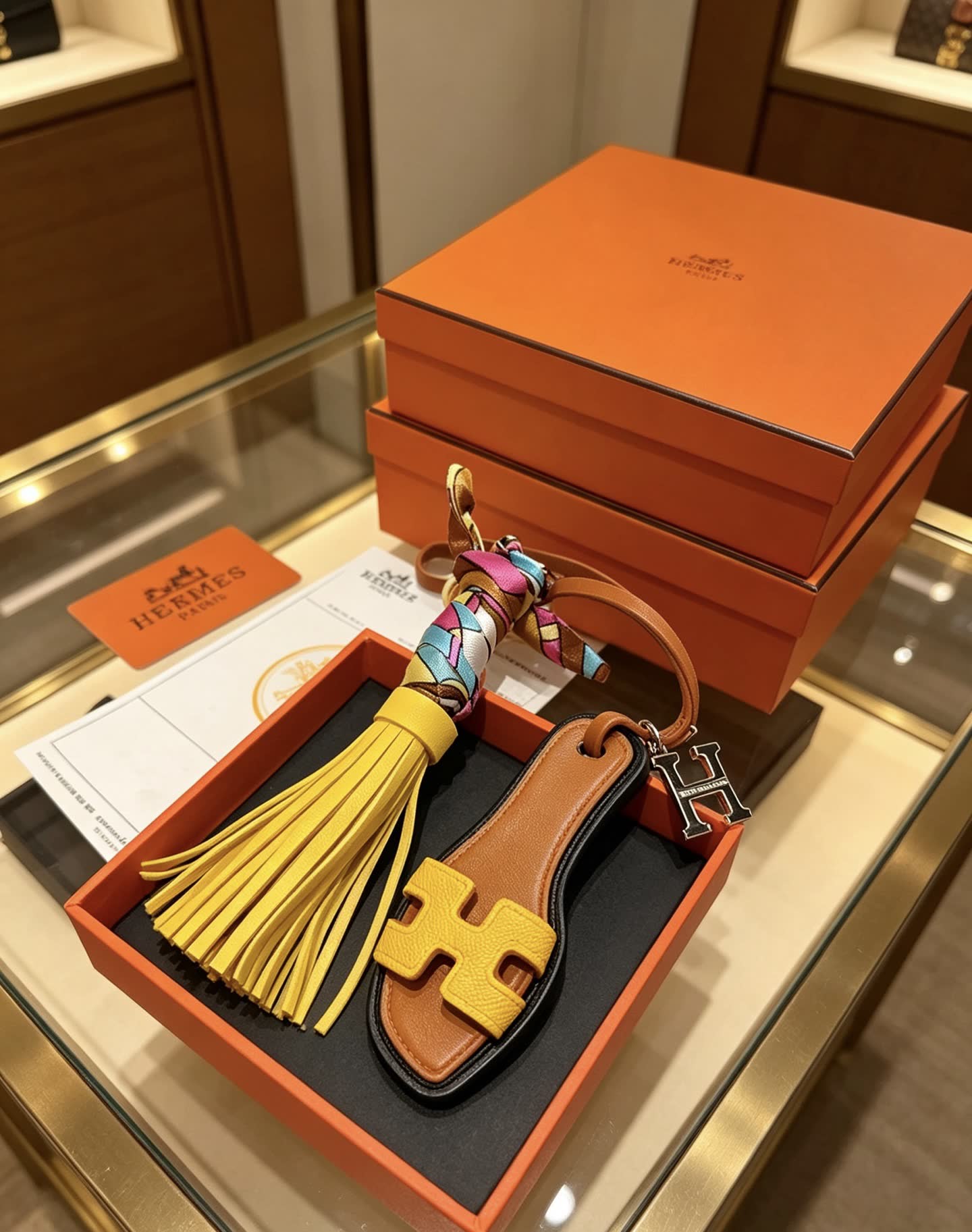 Hermes Hermès Keychain with Tassel Hermes Hermès Keychain with Tassel