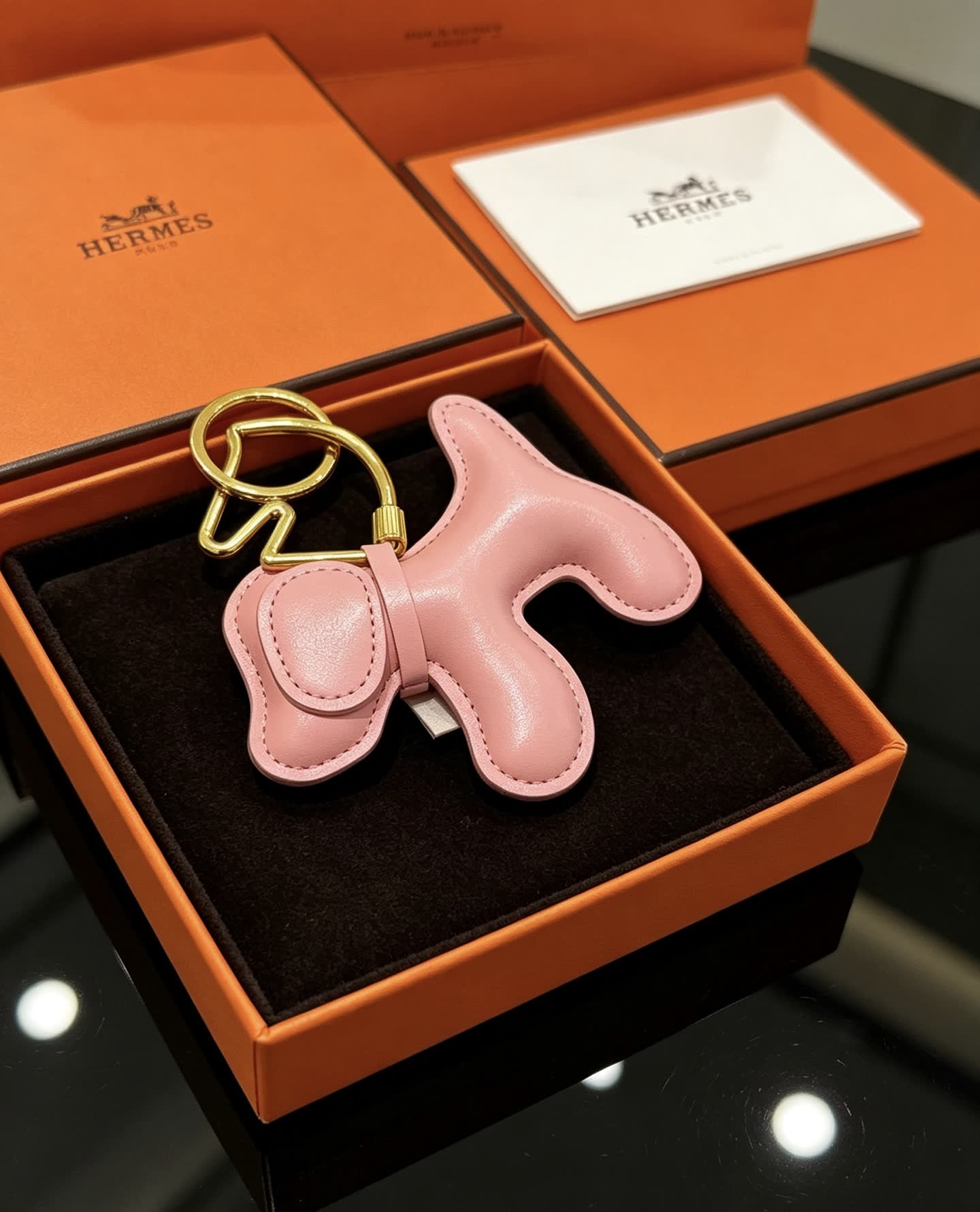 Hermes Hermès Dog Keychain