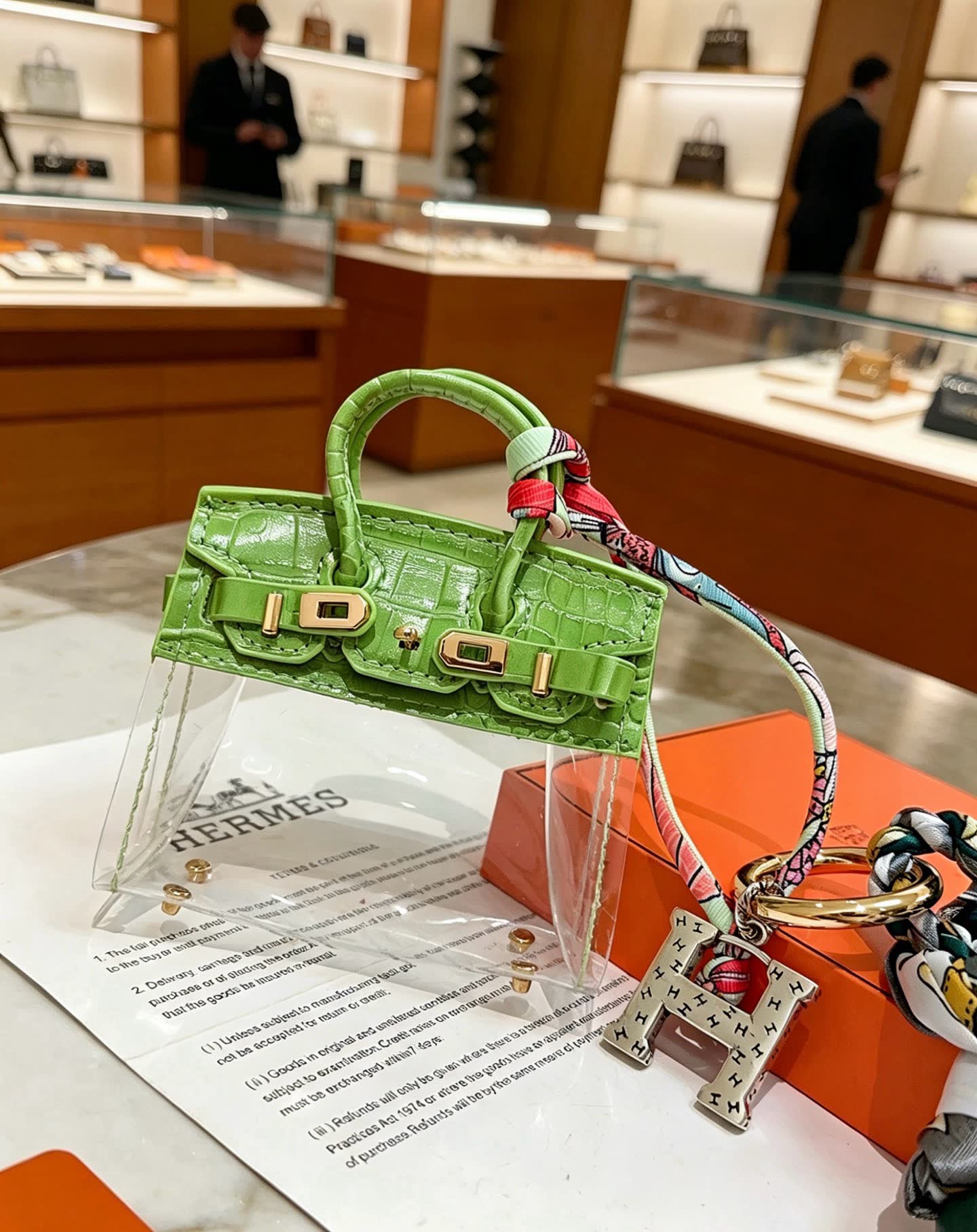 Hermes Hermès Kelly Bag Keychain