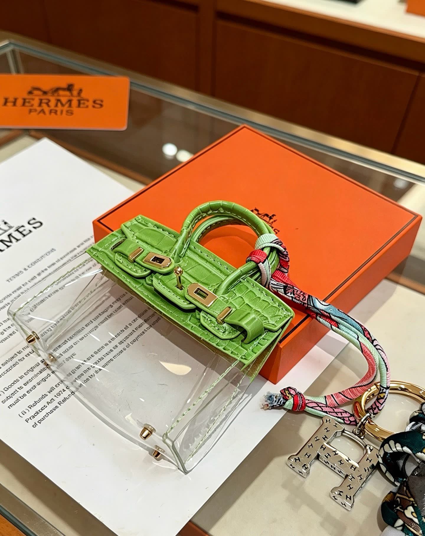 Hermes Hermès Kelly Bag Keychain