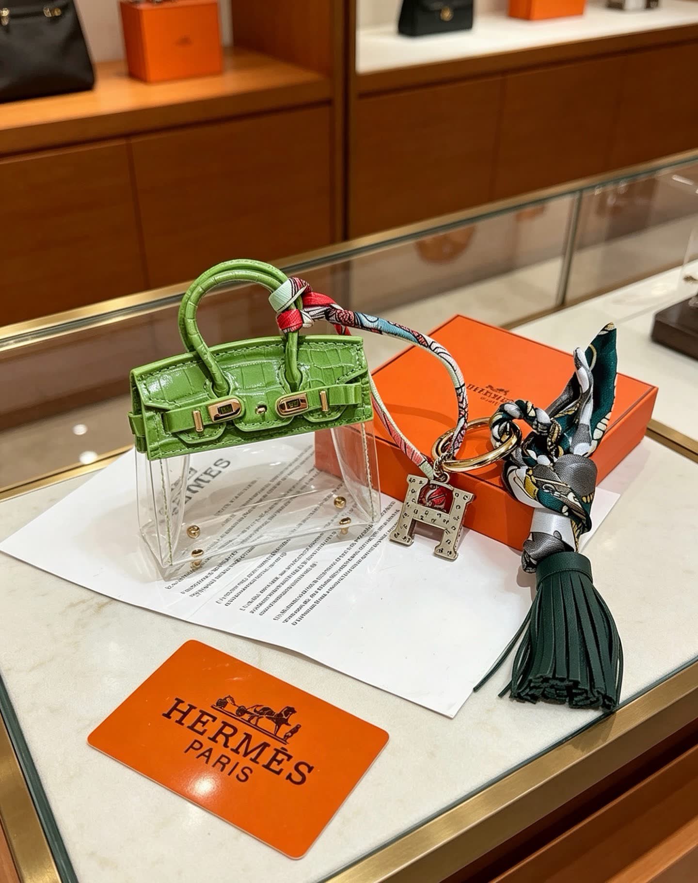 Hermes Hermès Kelly Bag Keychain
